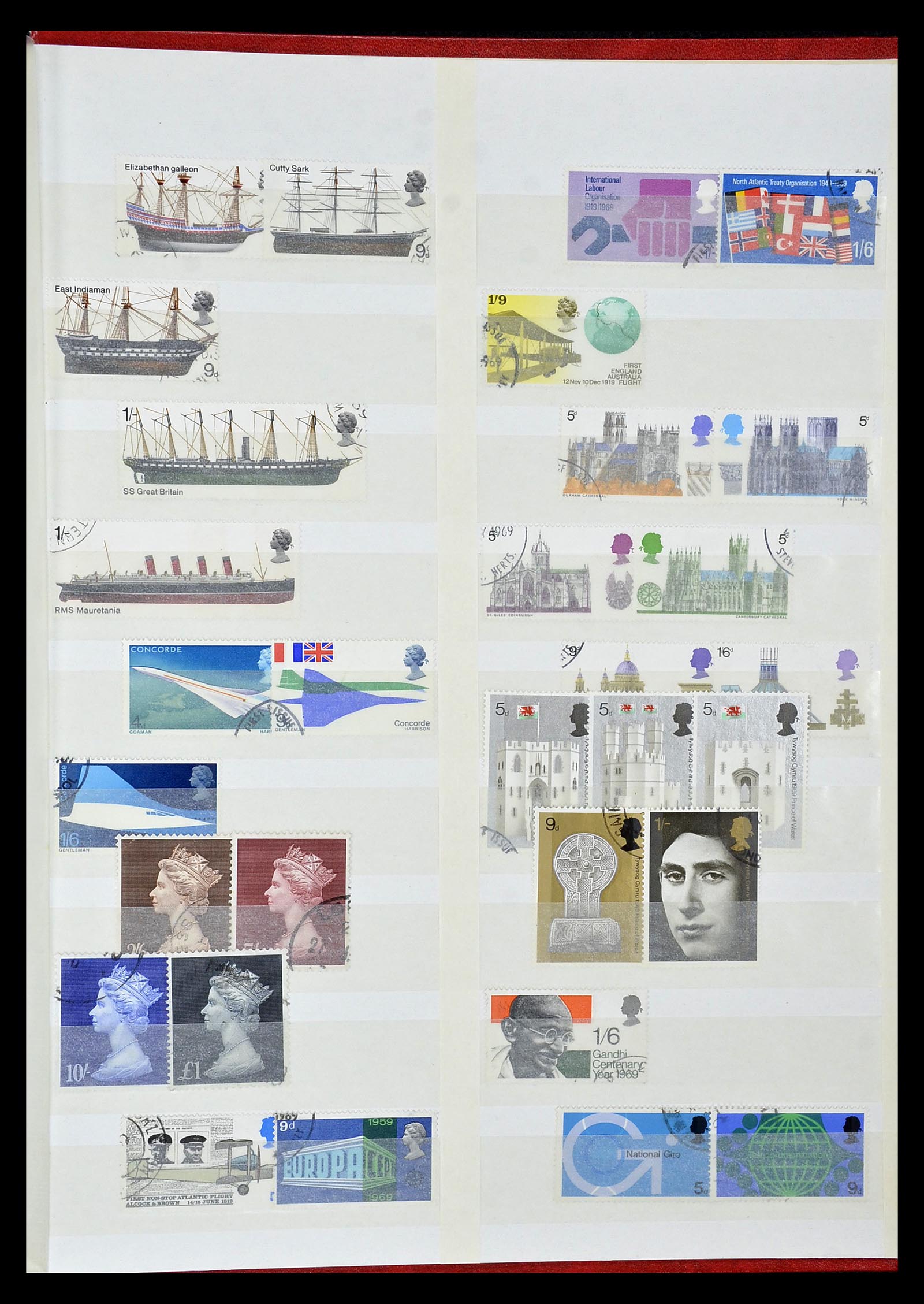 35010 031 - Postzegelverzameling 35010 Engeland 1840-1969.