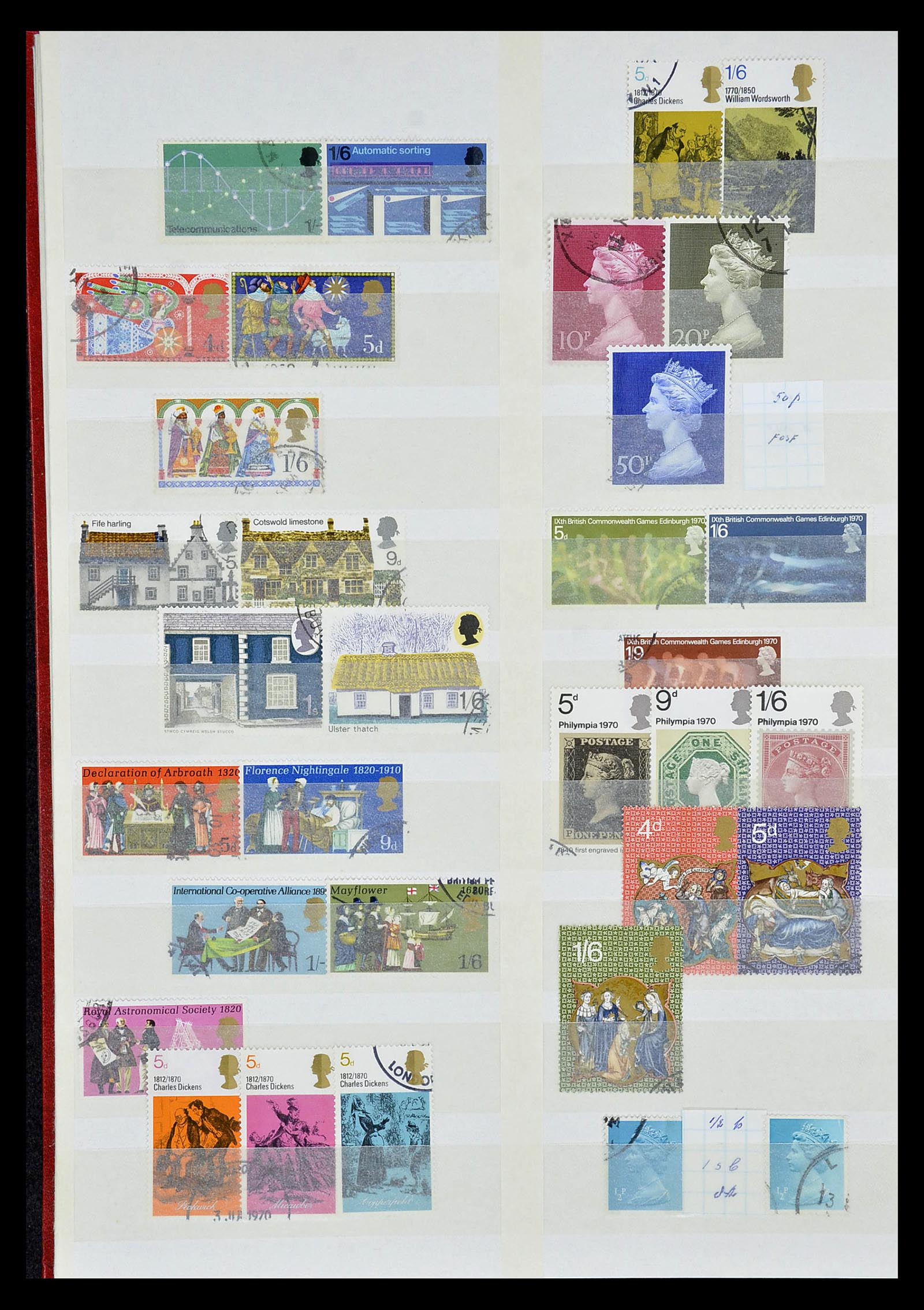 35010 032 - Postzegelverzameling 35010 Engeland 1840-1969.