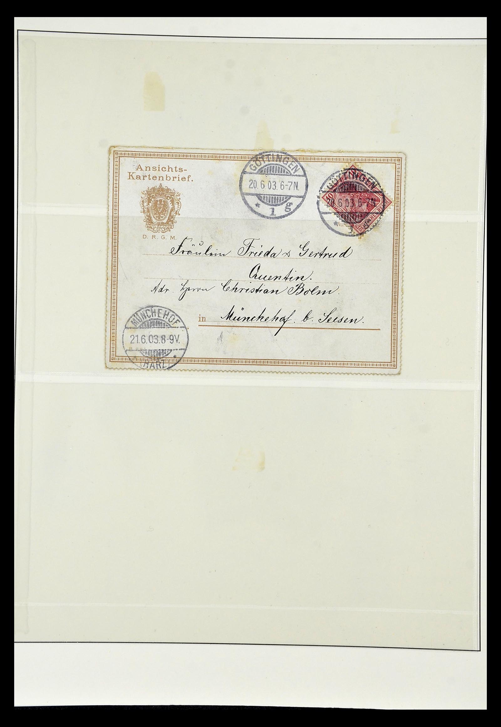 35016 006 - Postzegelverzameling 35016 Duitse Rijk dienstzegels 1903-1942.