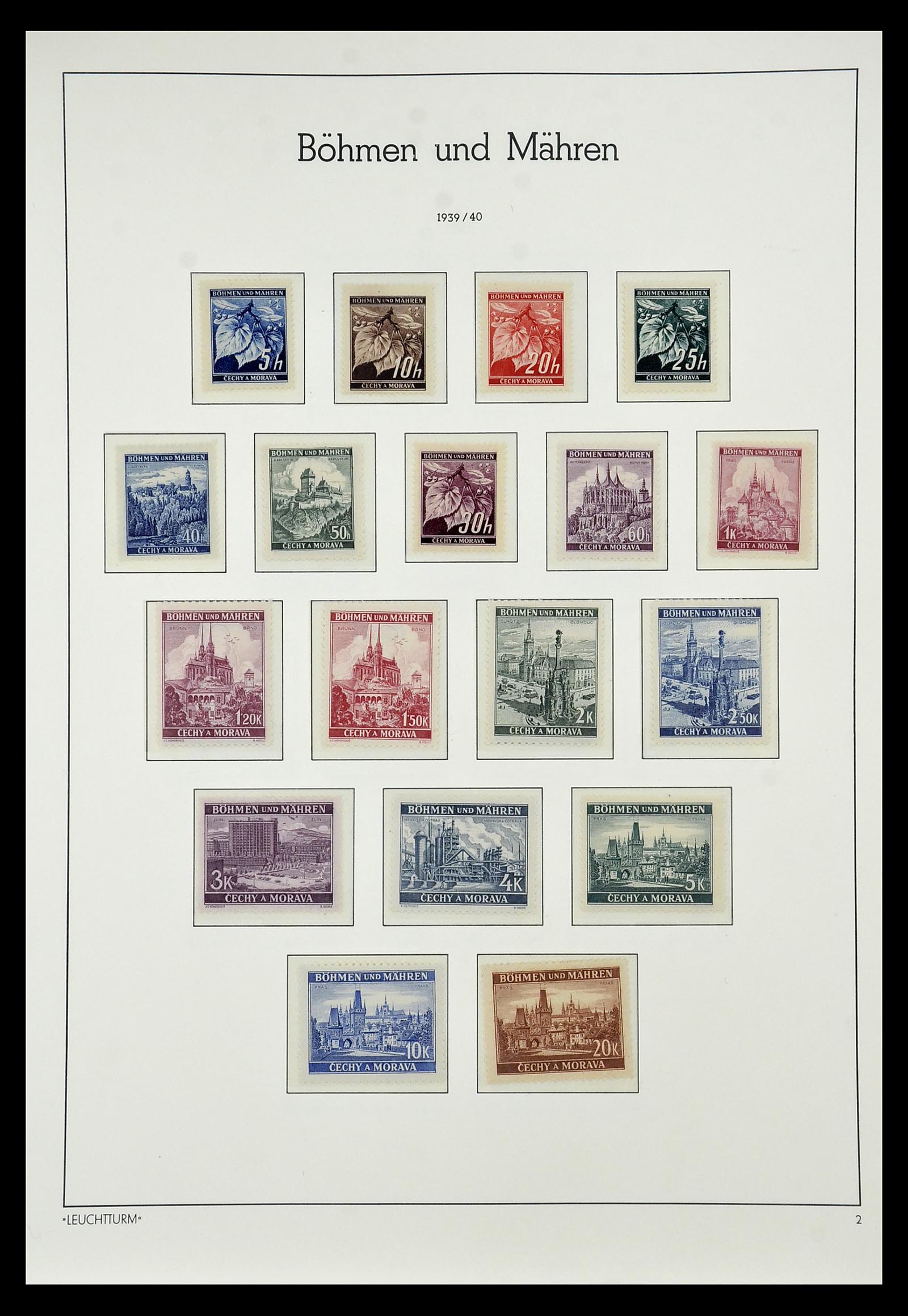 35017 016 - Stamp Collection 35017 German occupation WW II 1939-1945.