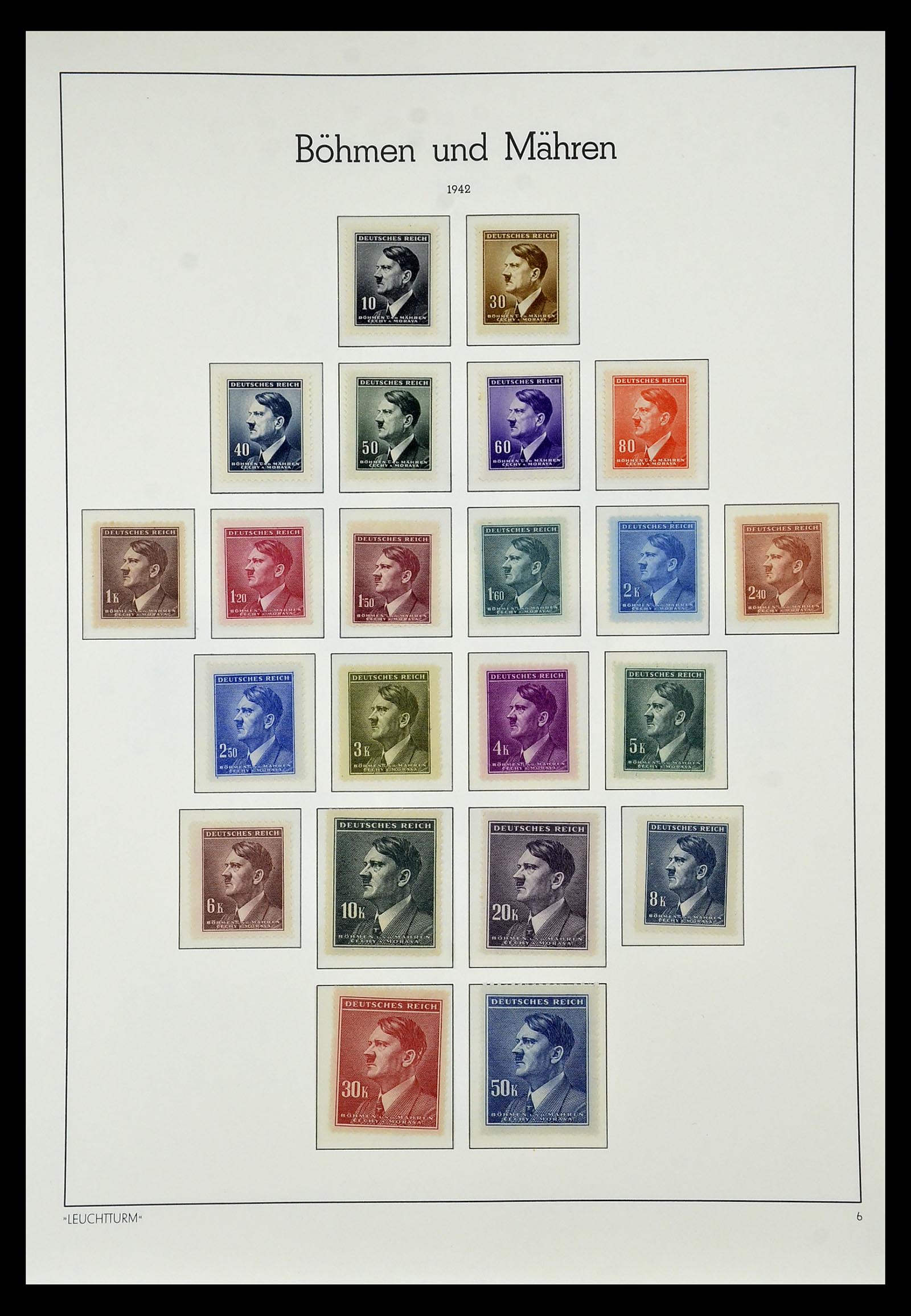 35017 021 - Postzegelverzameling 35017 Duitse bezetting WO II 1939-1945.