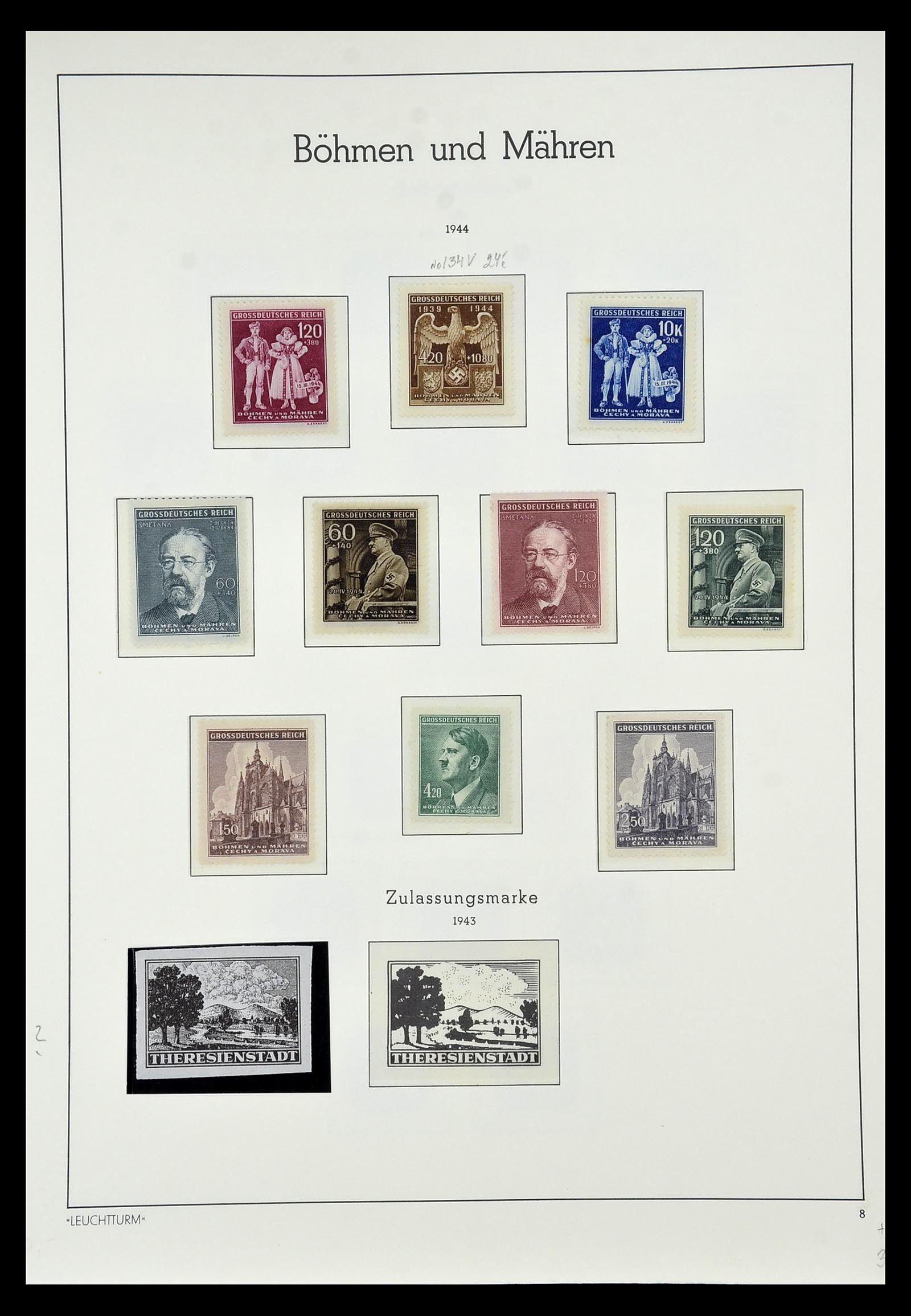 35017 023 - Stamp Collection 35017 German occupation WW II 1939-1945.