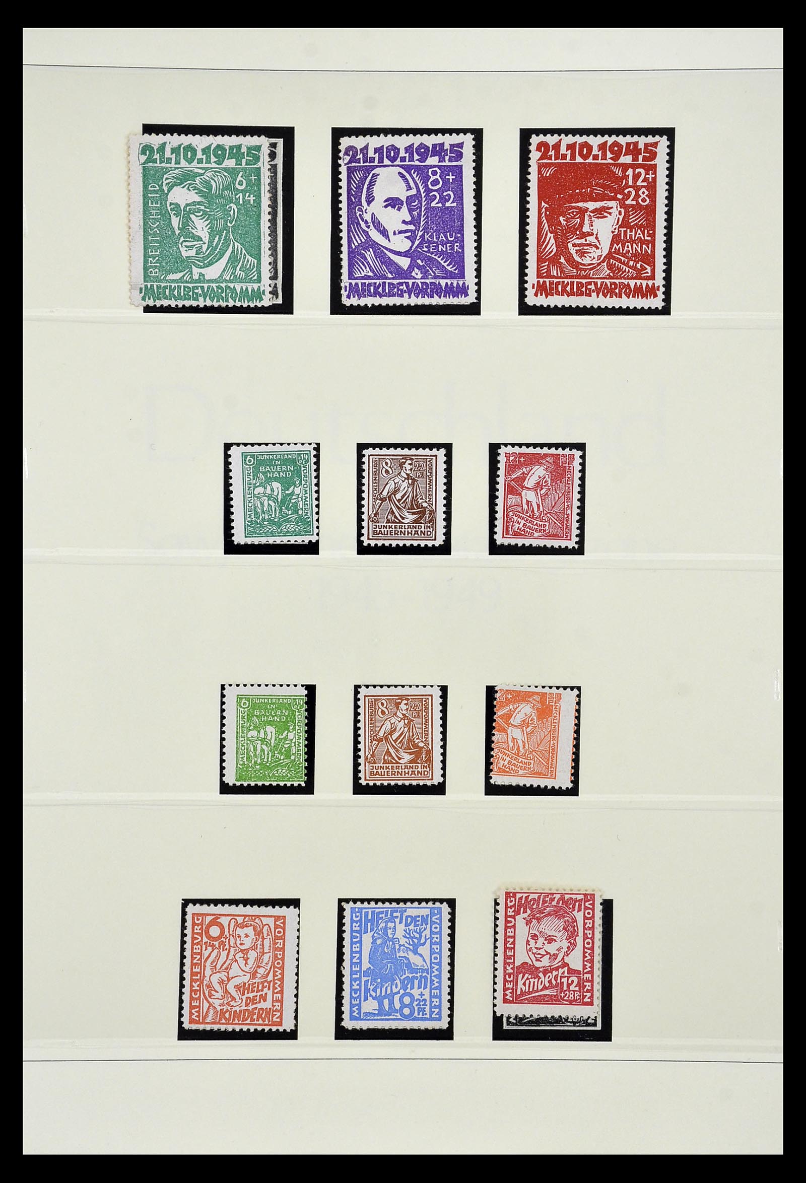 35019 003 - Stamp Collection 35019 Soviet Zone 1945-1949.