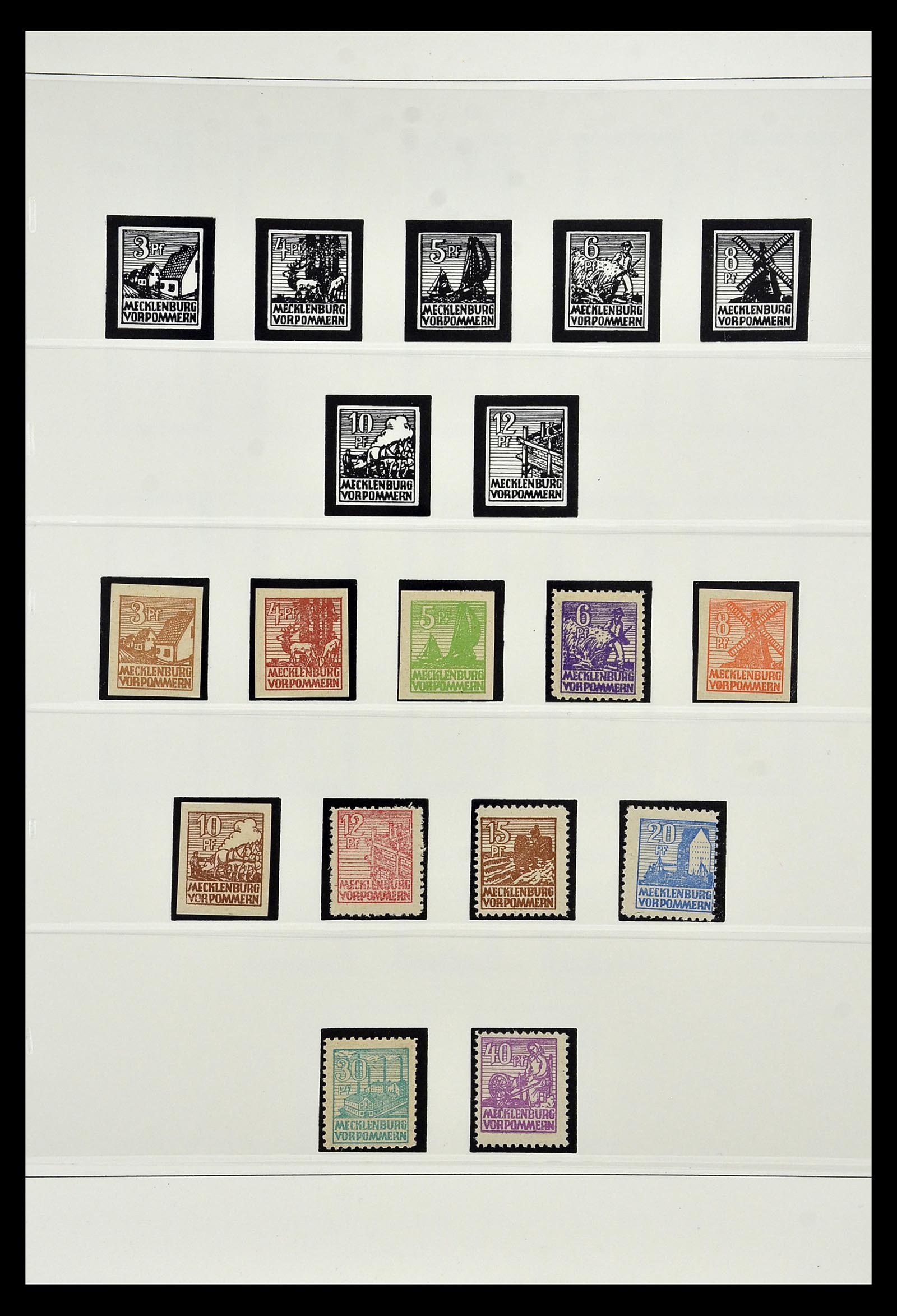35019 006 - Stamp Collection 35019 Soviet Zone 1945-1949.