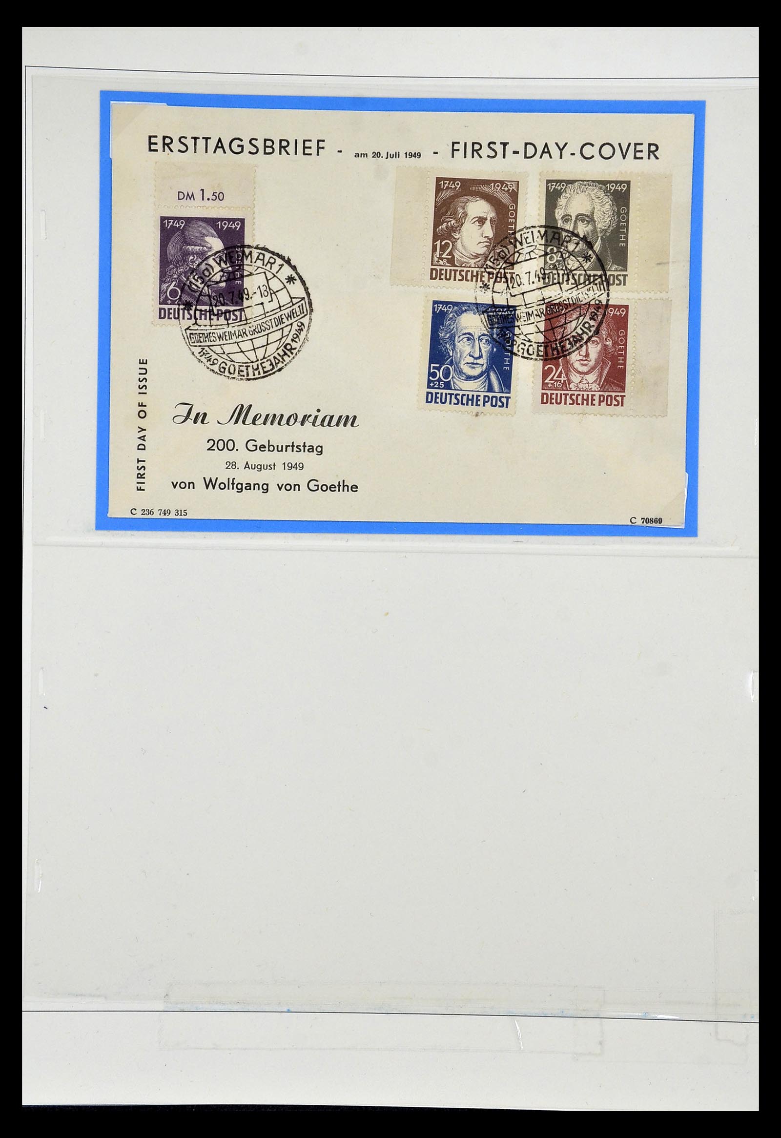 35019 021 - Stamp Collection 35019 Soviet Zone 1945-1949.