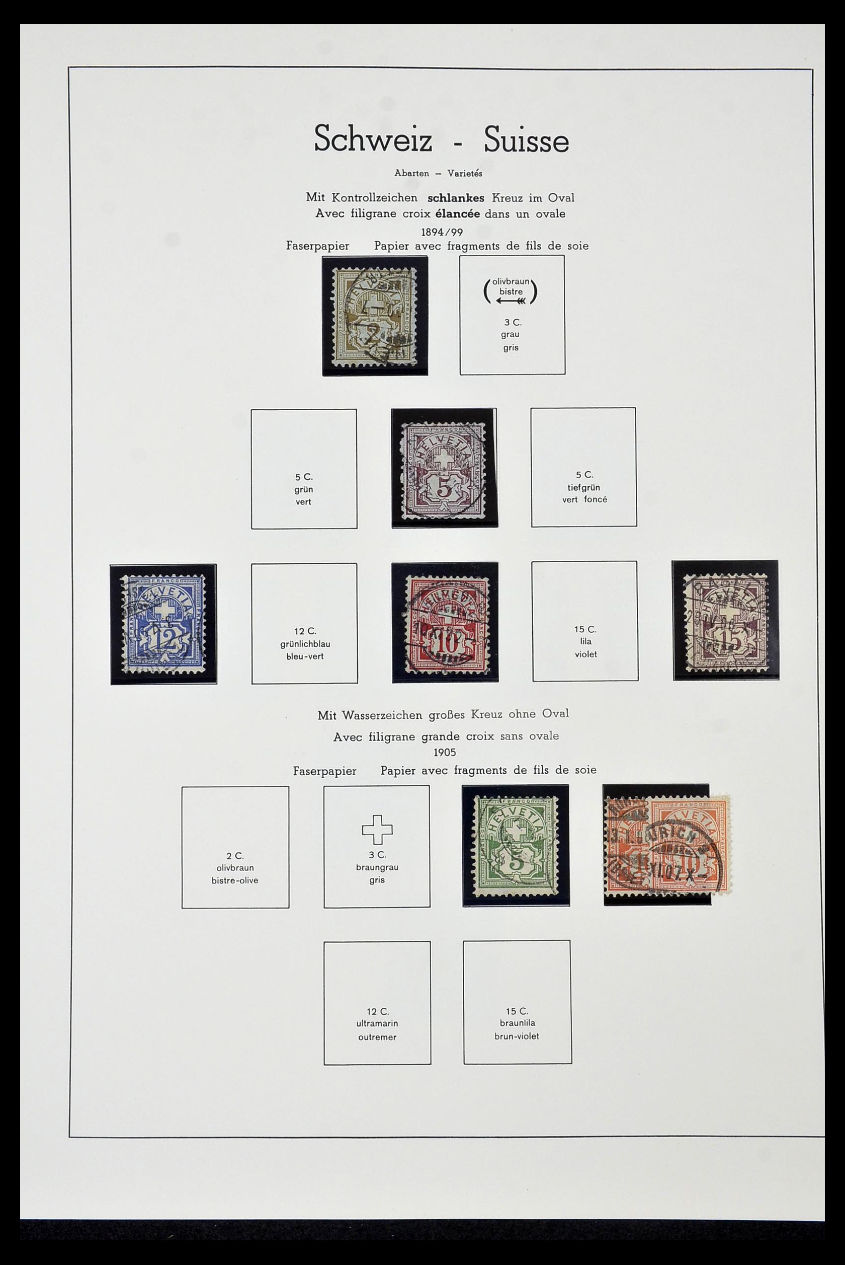 35022 009 - Stamp Collection 35022 Switzerland 1850-1989.