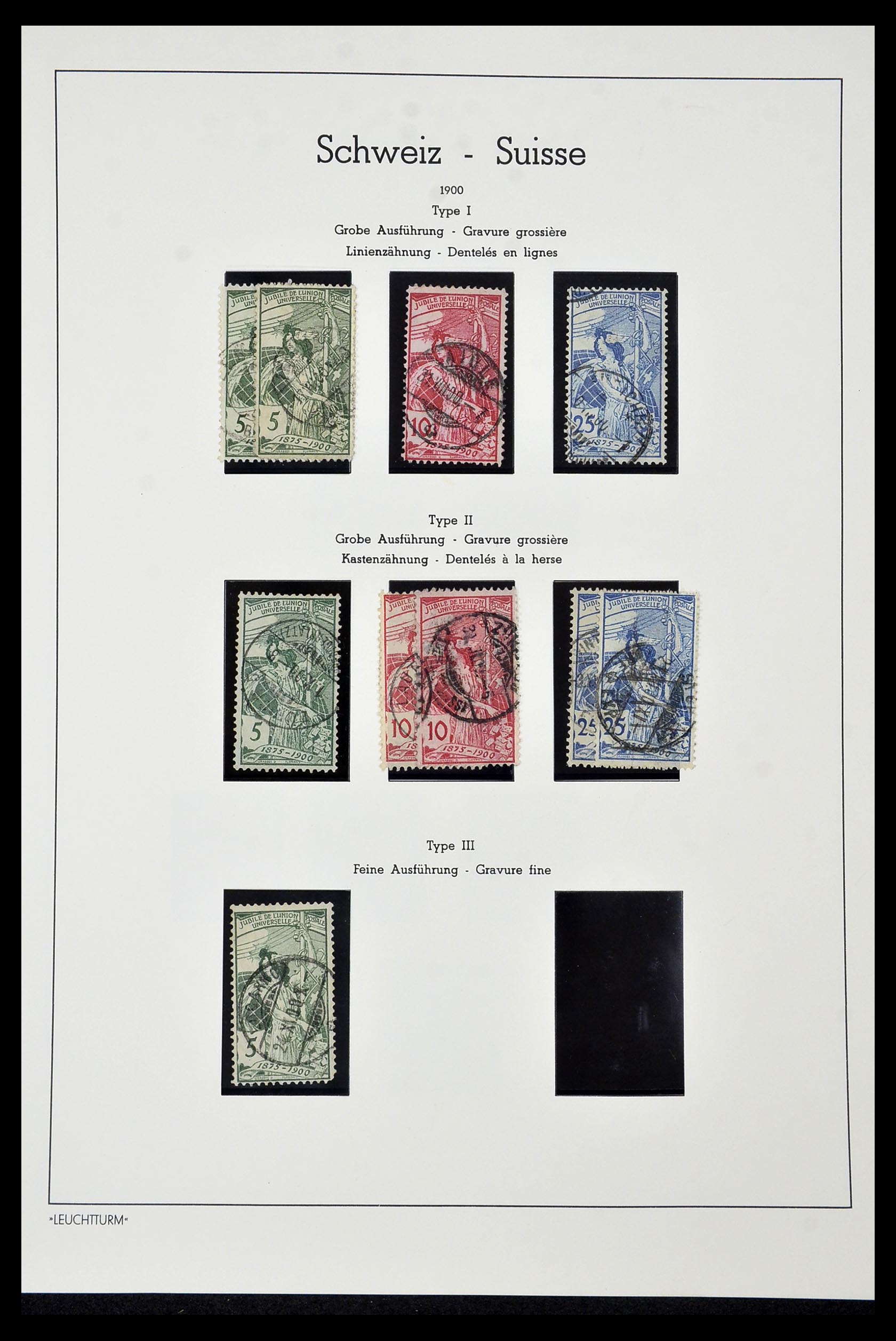 35022 014 - Postzegelverzameling 35022 Zwitserland 1850-1989.