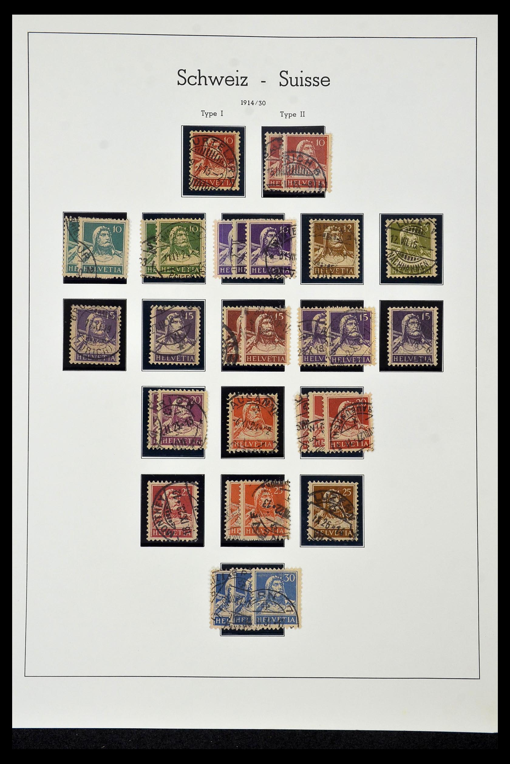 35022 019 - Stamp Collection 35022 Switzerland 1850-1989.