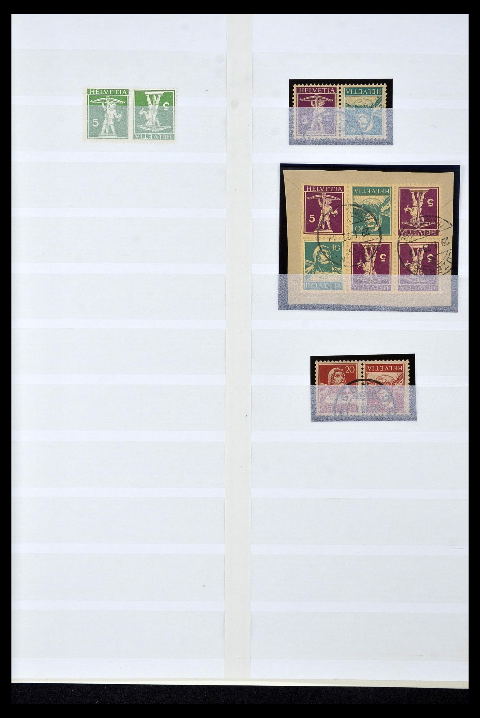 35022 020 - Postzegelverzameling 35022 Zwitserland 1850-1989.
