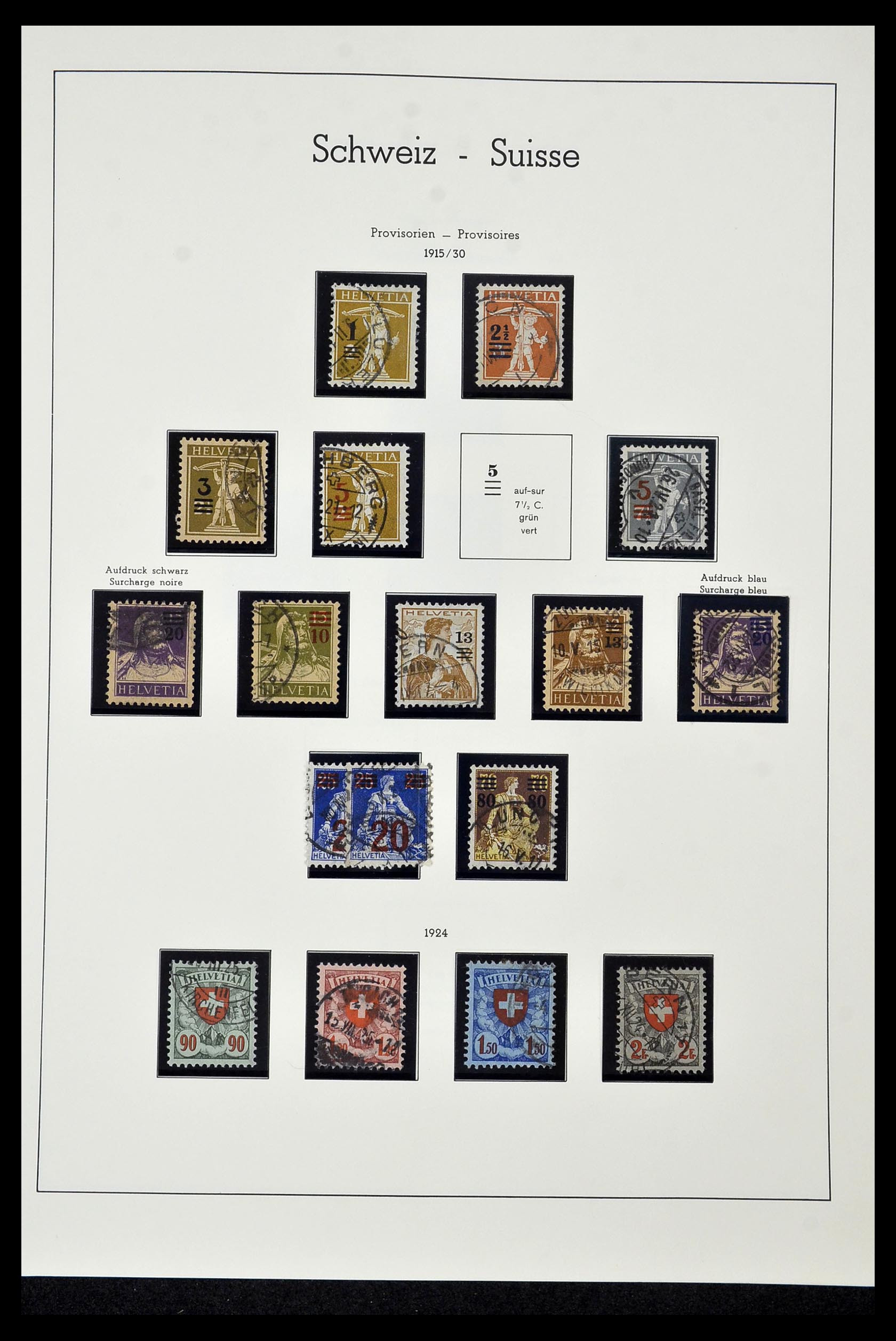 35022 024 - Stamp Collection 35022 Switzerland 1850-1989.