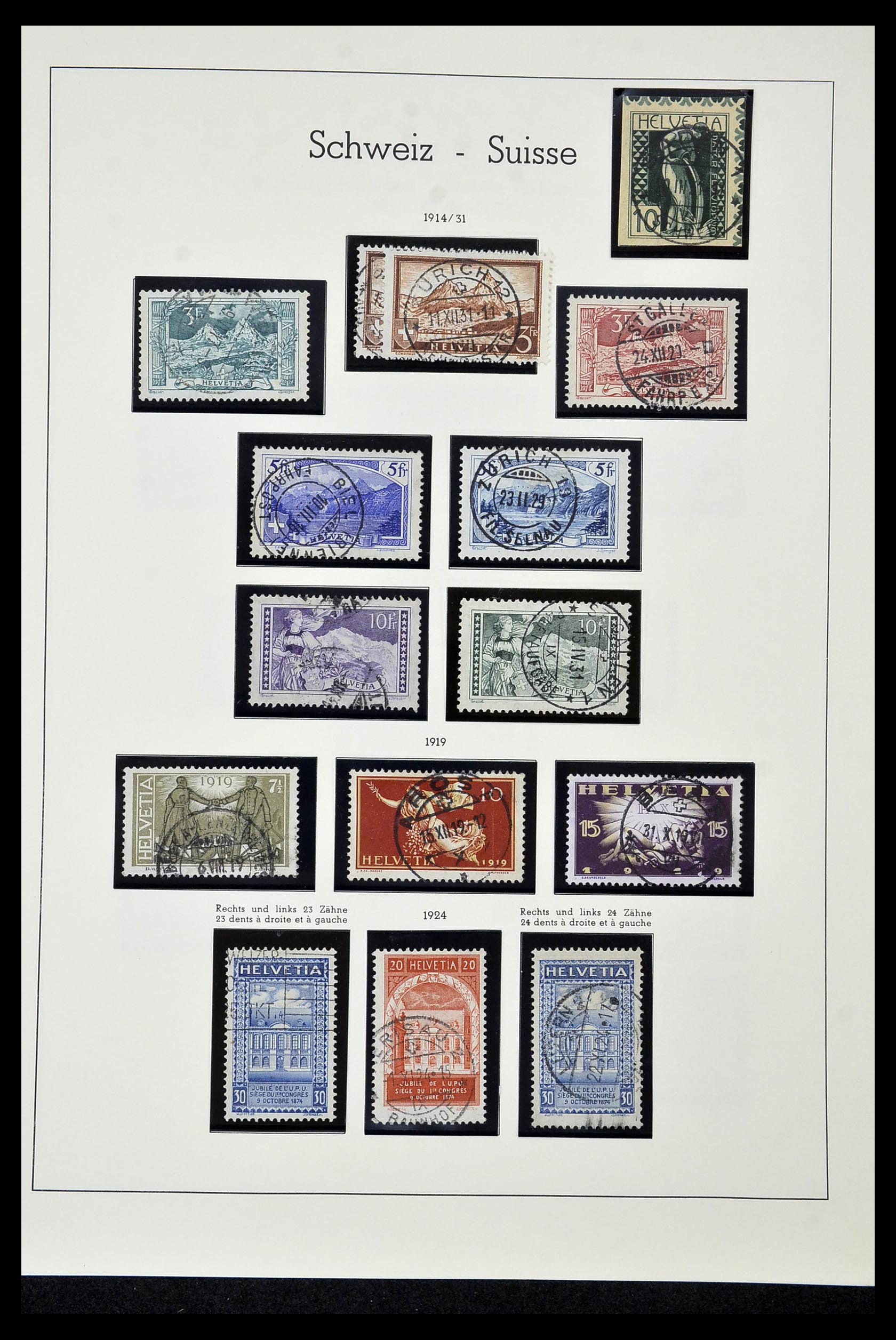 35022 027 - Stamp Collection 35022 Switzerland 1850-1989.