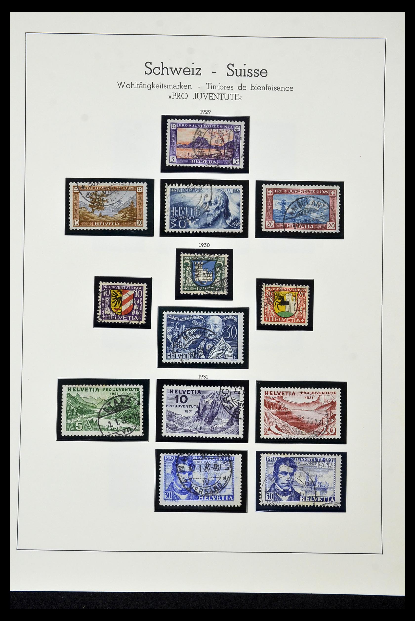 35022 028 - Stamp Collection 35022 Switzerland 1850-1989.