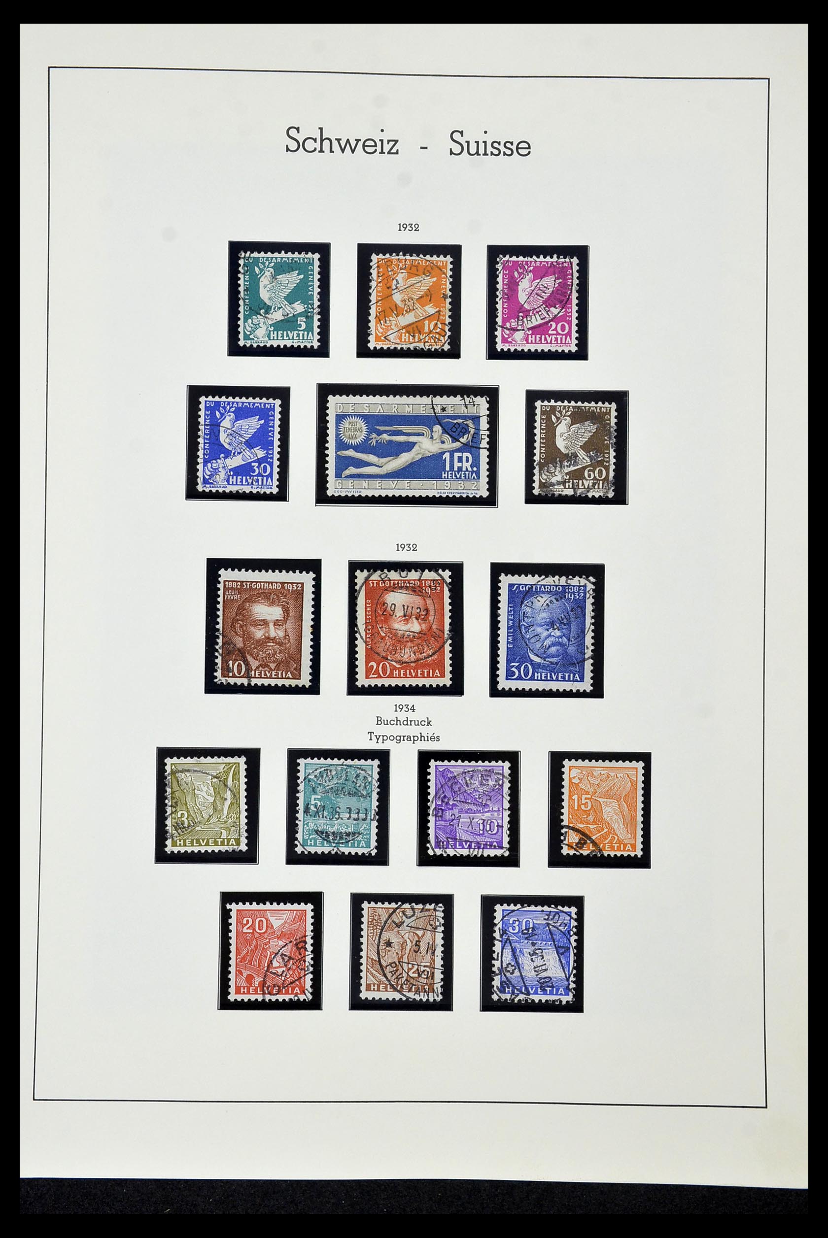 35022 029 - Stamp Collection 35022 Switzerland 1850-1989.