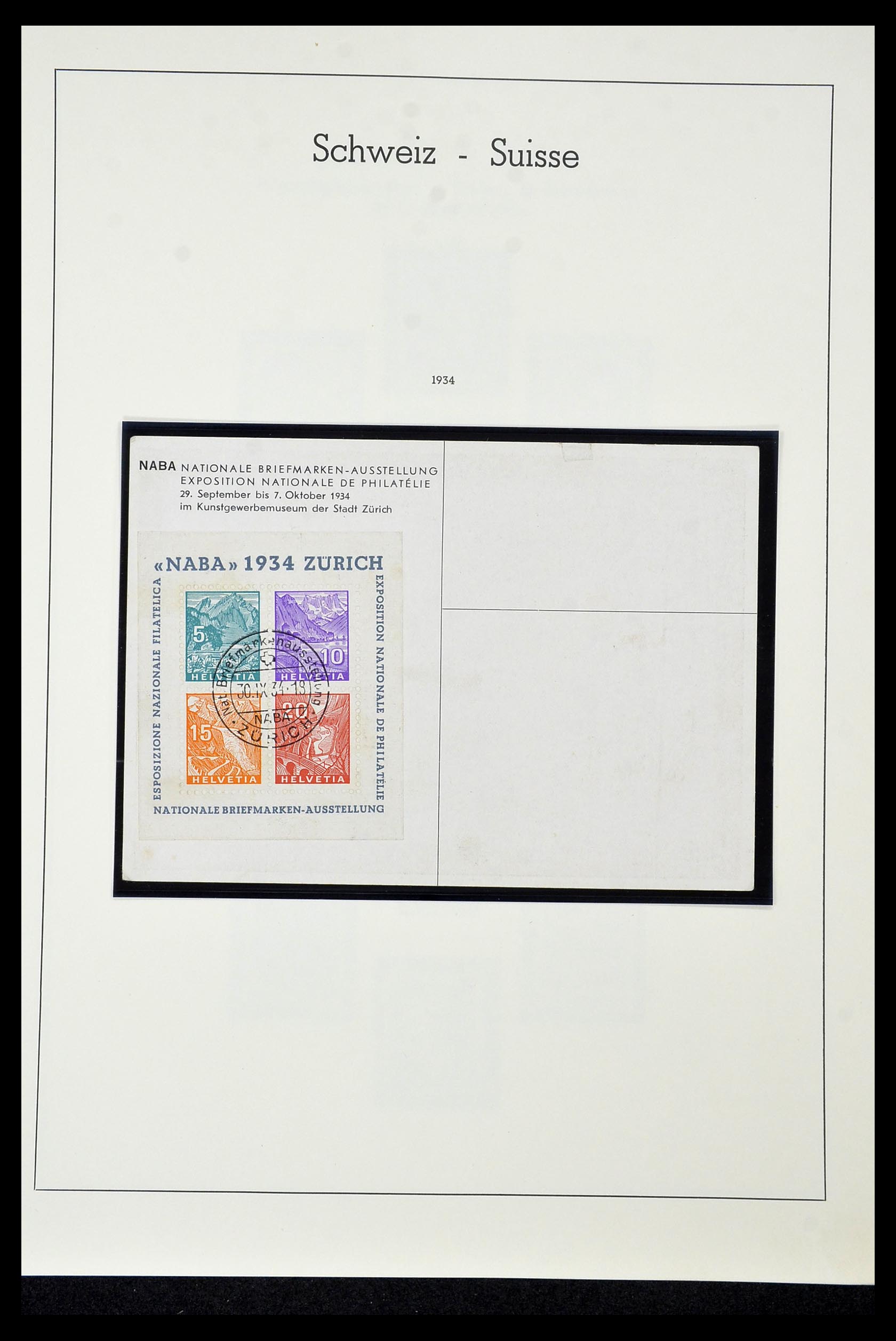 35022 030 - Stamp Collection 35022 Switzerland 1850-1989.
