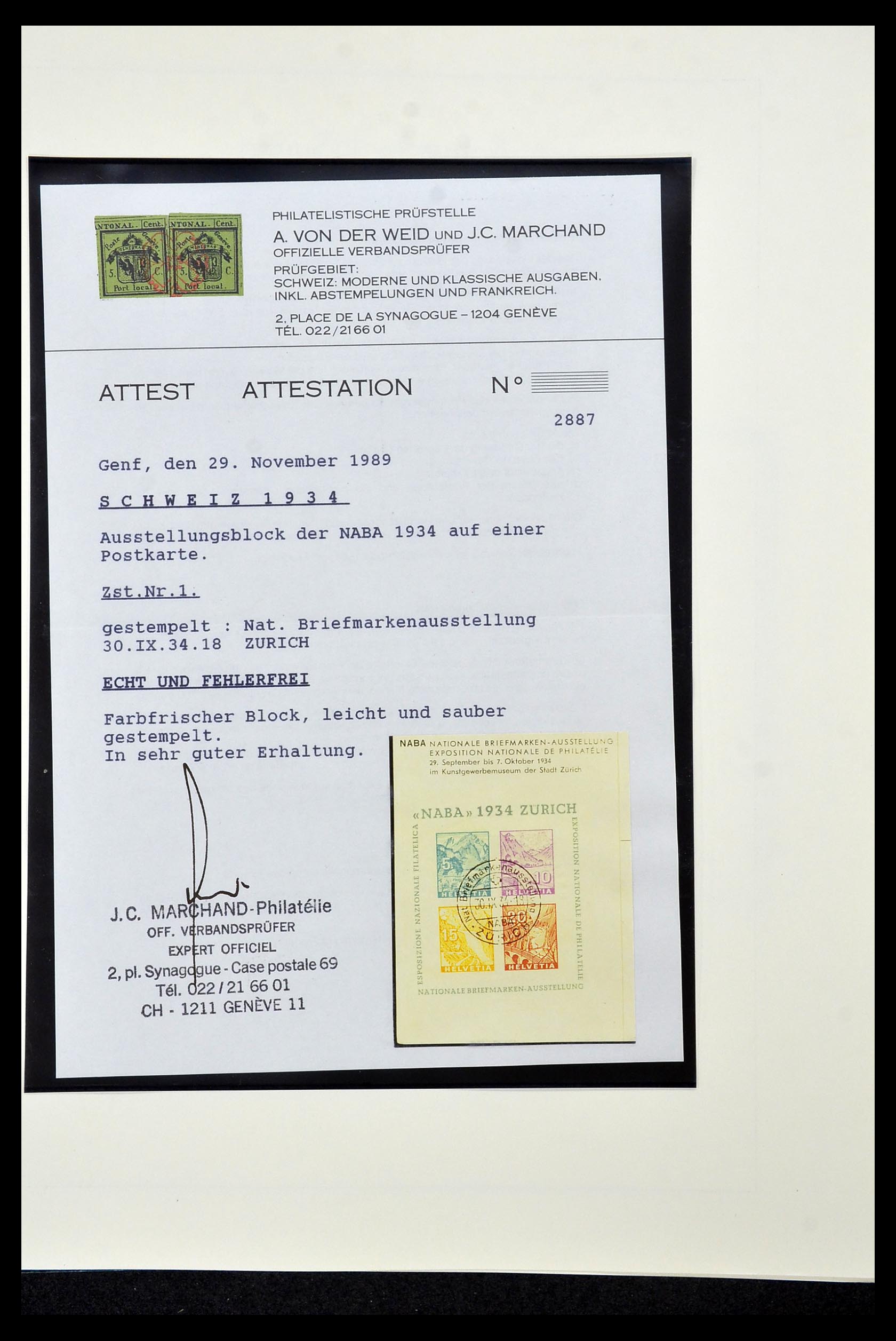 35022 031 - Stamp Collection 35022 Switzerland 1850-1989.
