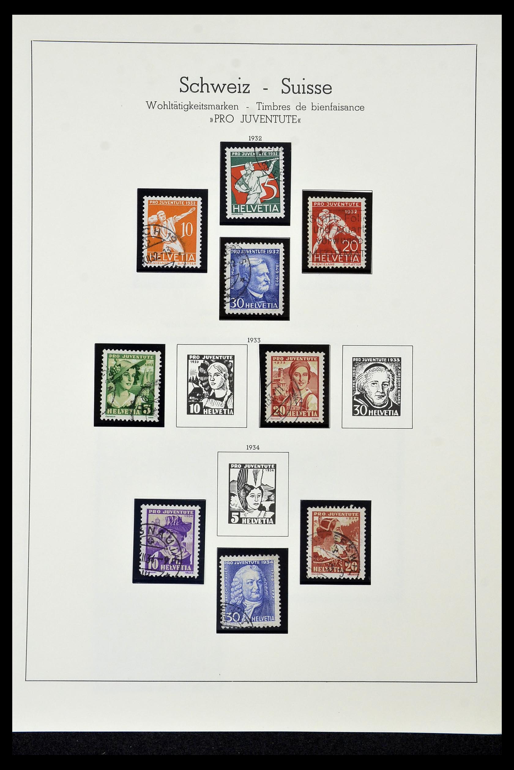 35022 032 - Stamp Collection 35022 Switzerland 1850-1989.