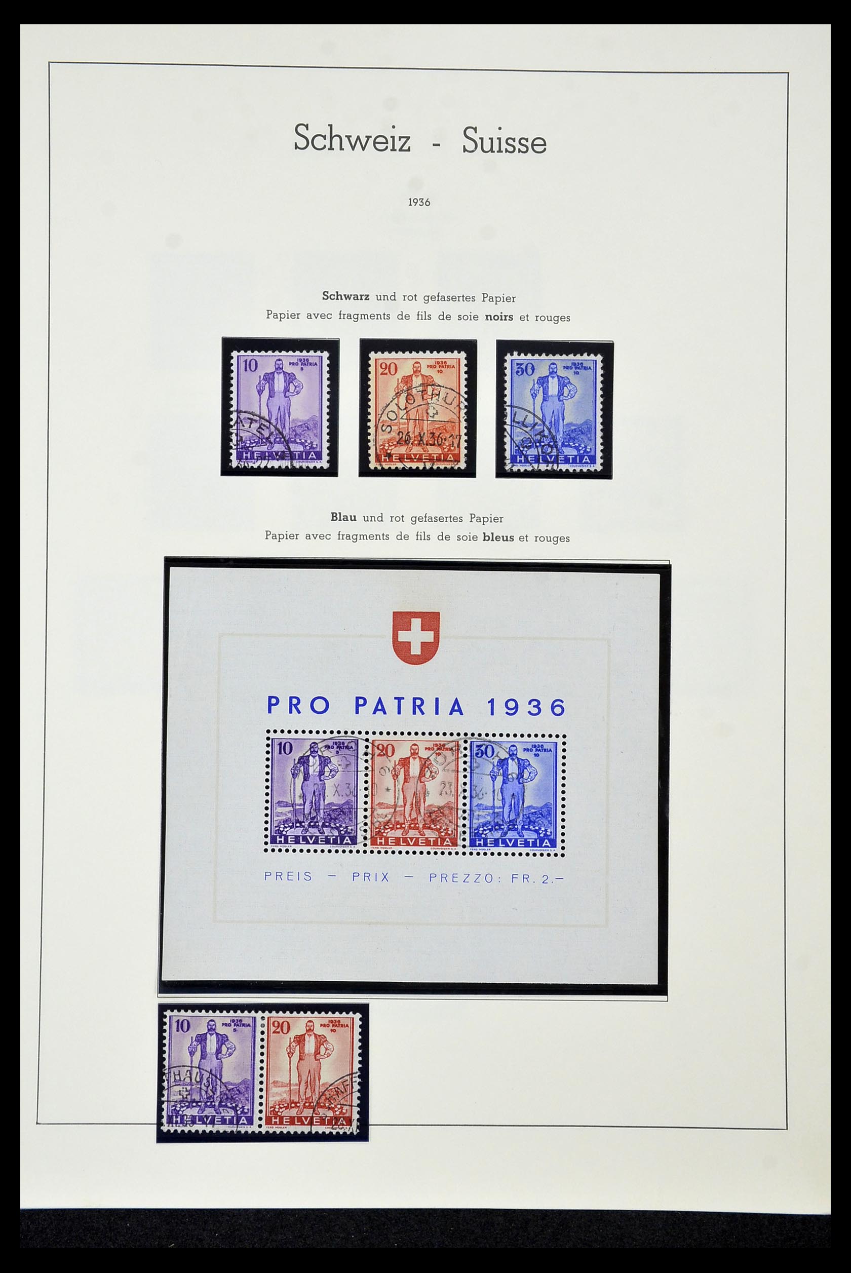 35022 033 - Stamp Collection 35022 Switzerland 1850-1989.