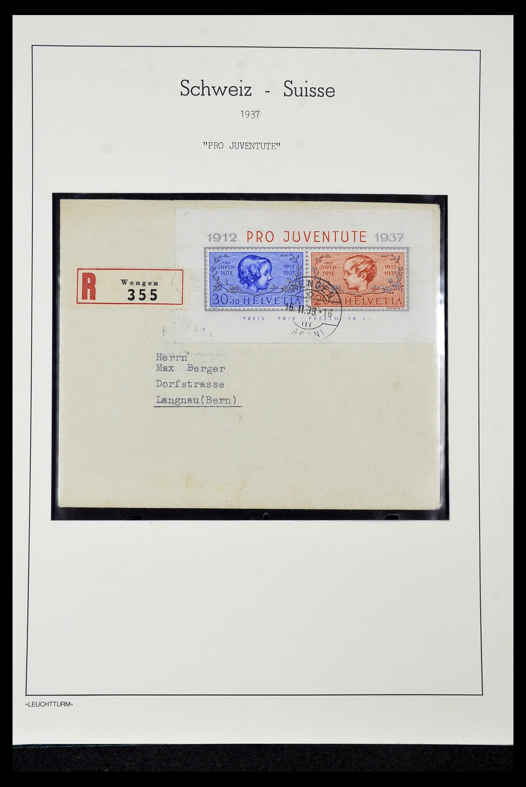 35022 038 - Stamp Collection 35022 Switzerland 1850-1989.