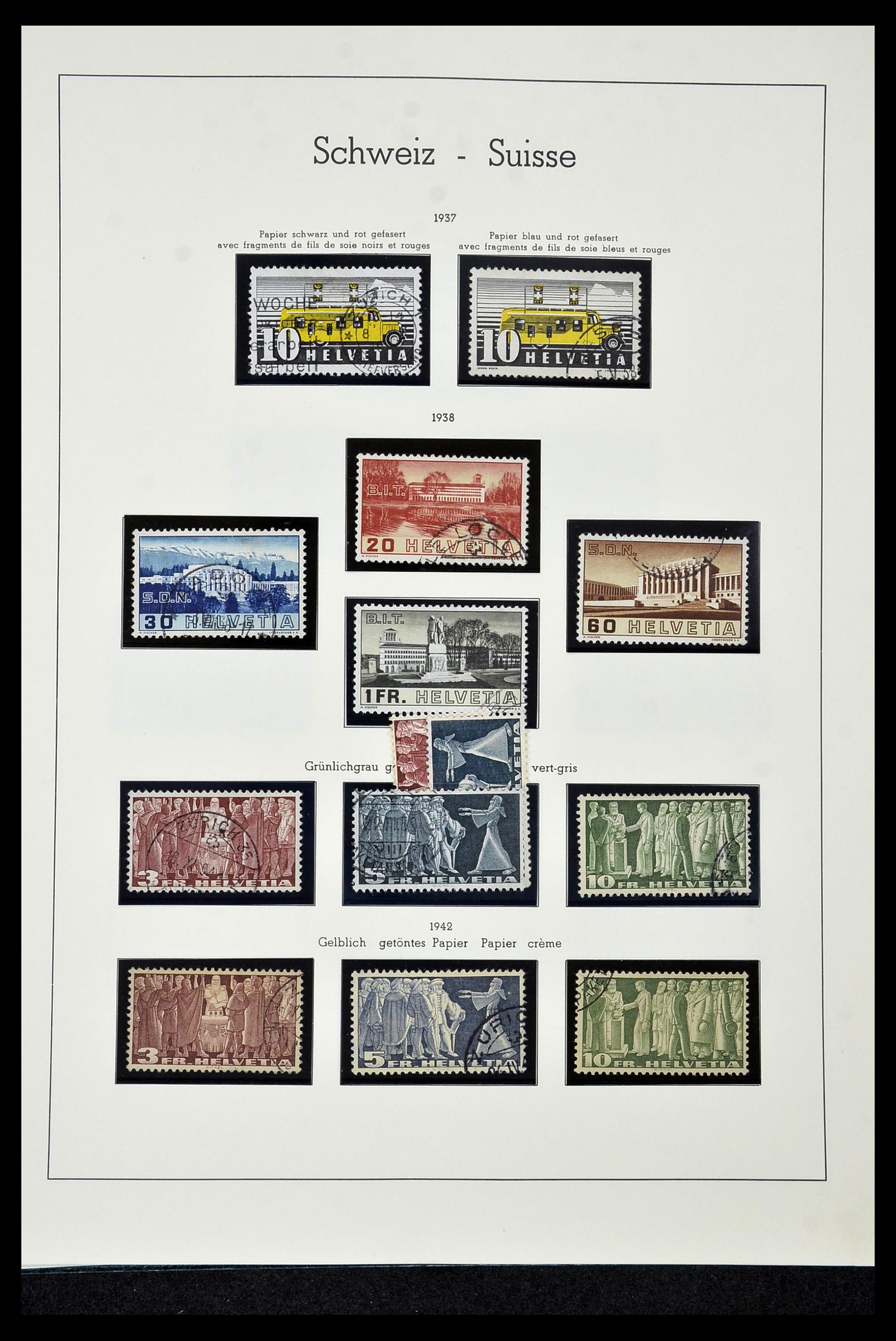 35022 041 - Stamp Collection 35022 Switzerland 1850-1989.