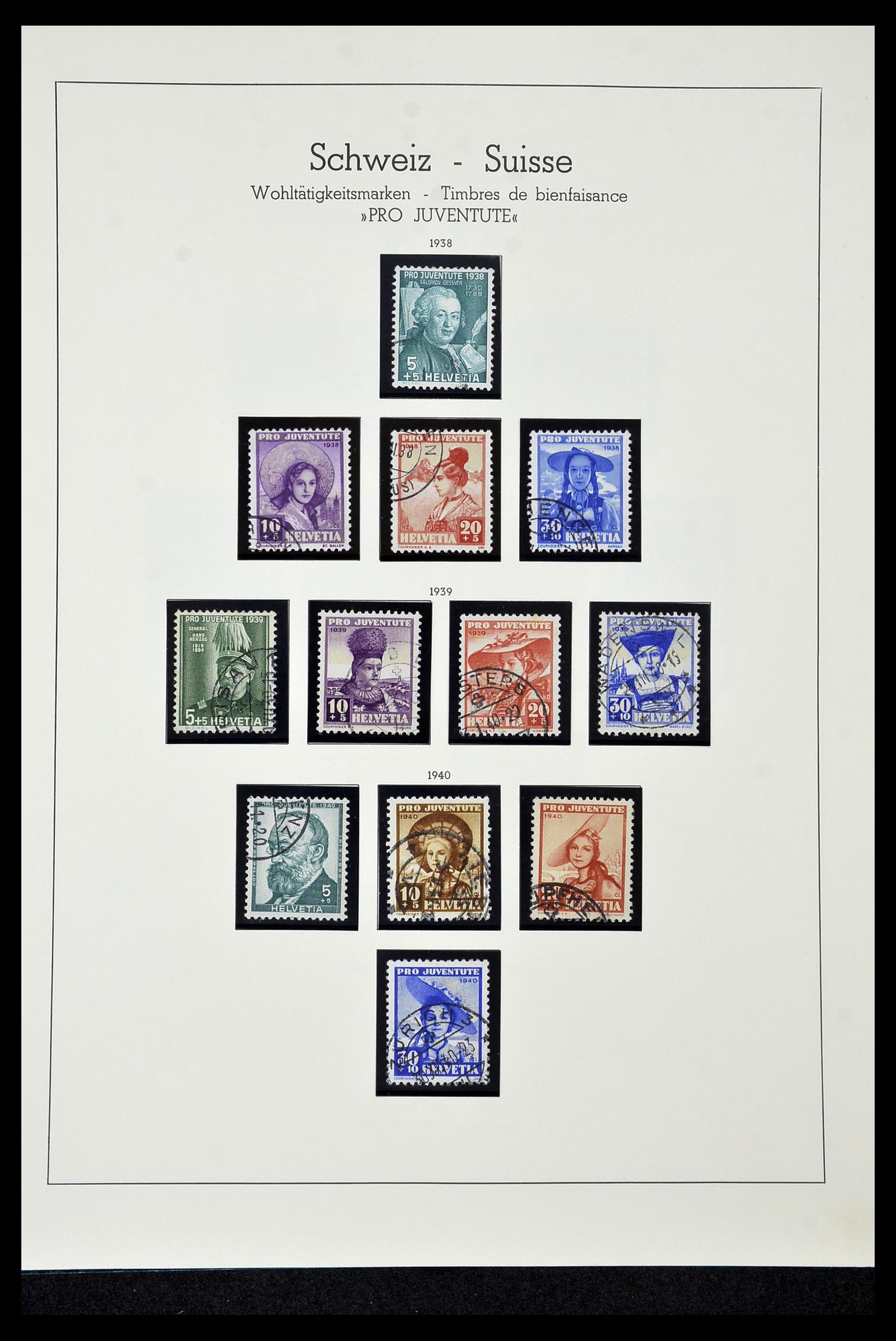35022 044 - Stamp Collection 35022 Switzerland 1850-1989.
