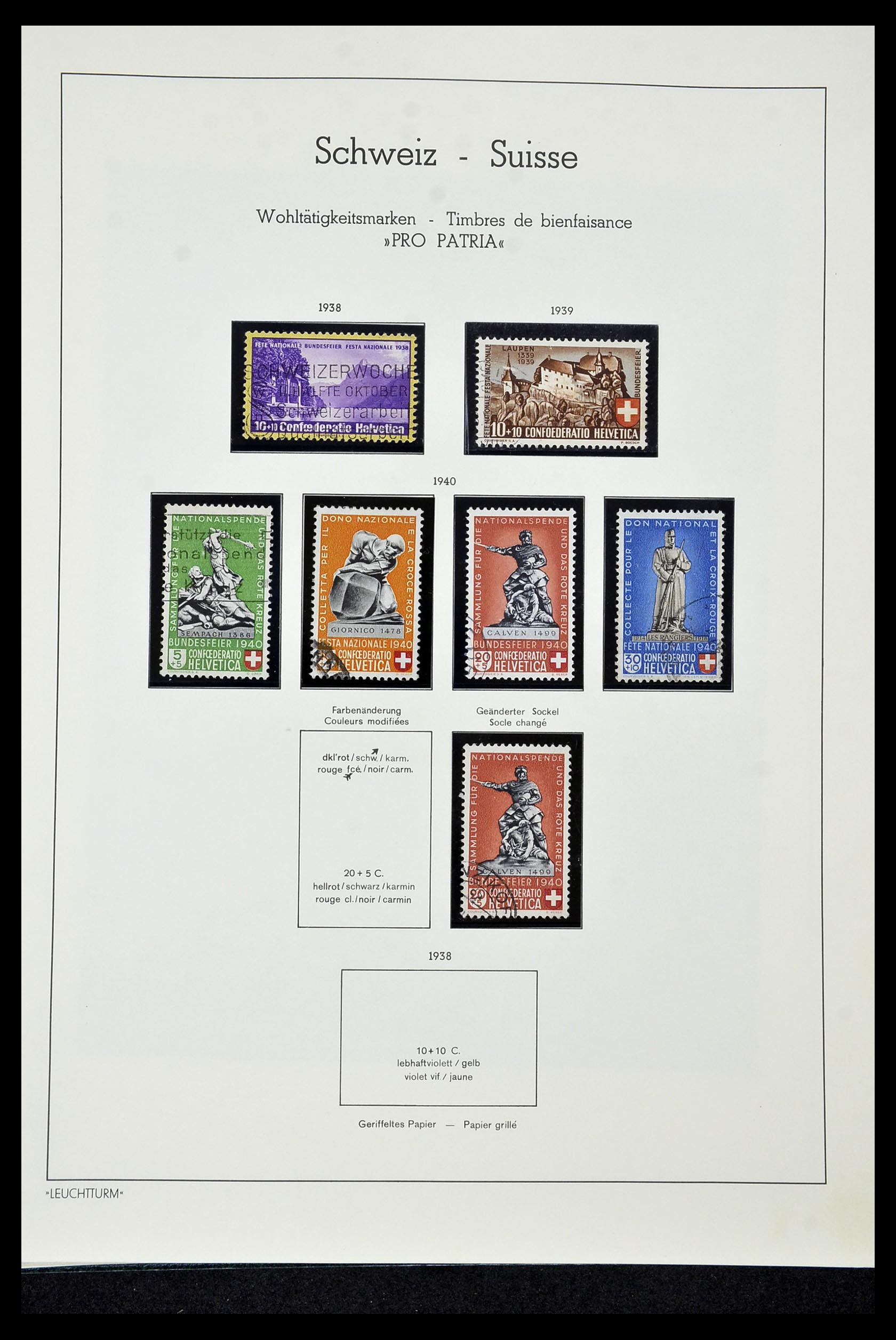 35022 045 - Stamp Collection 35022 Switzerland 1850-1989.