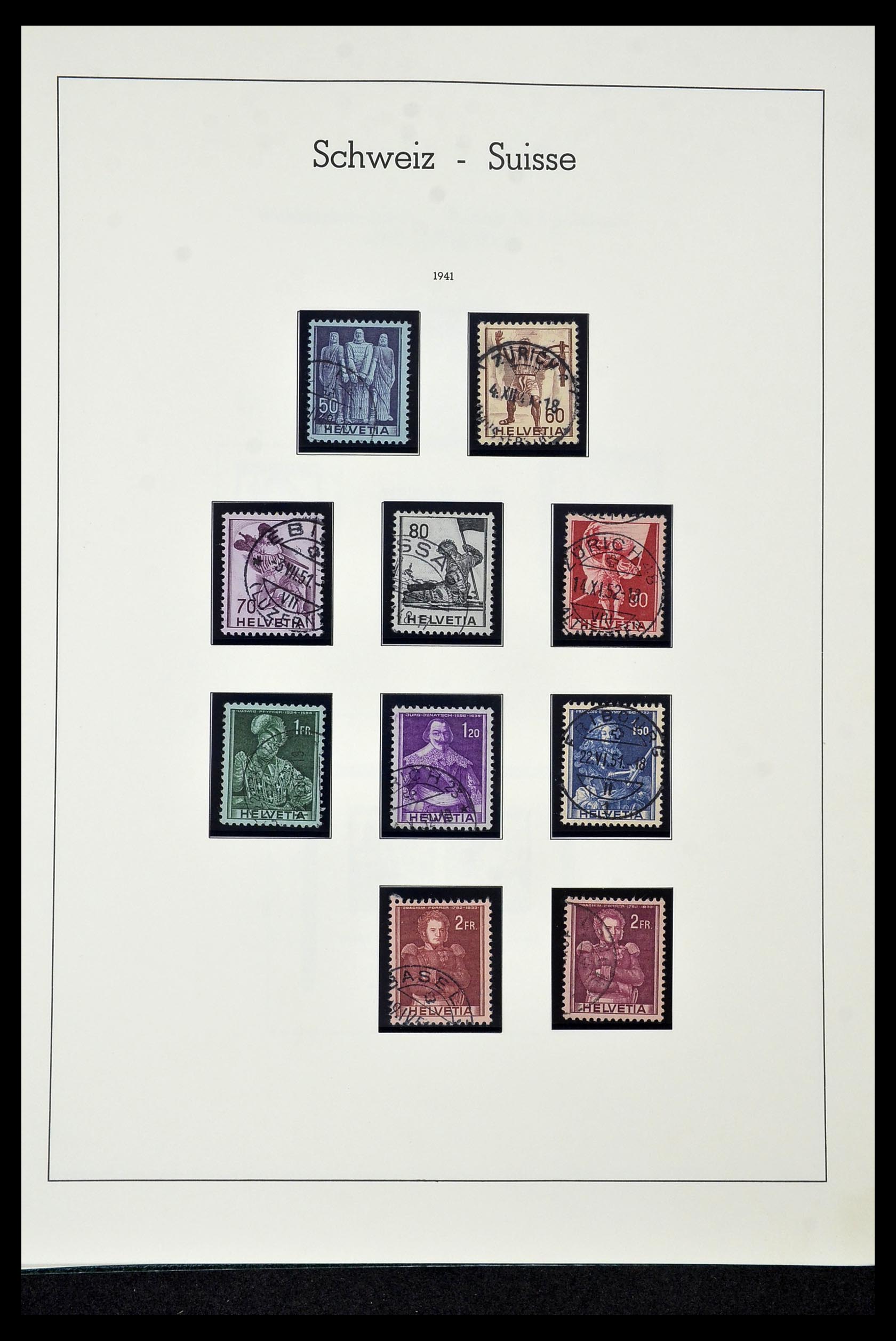 35022 048 - Stamp Collection 35022 Switzerland 1850-1989.