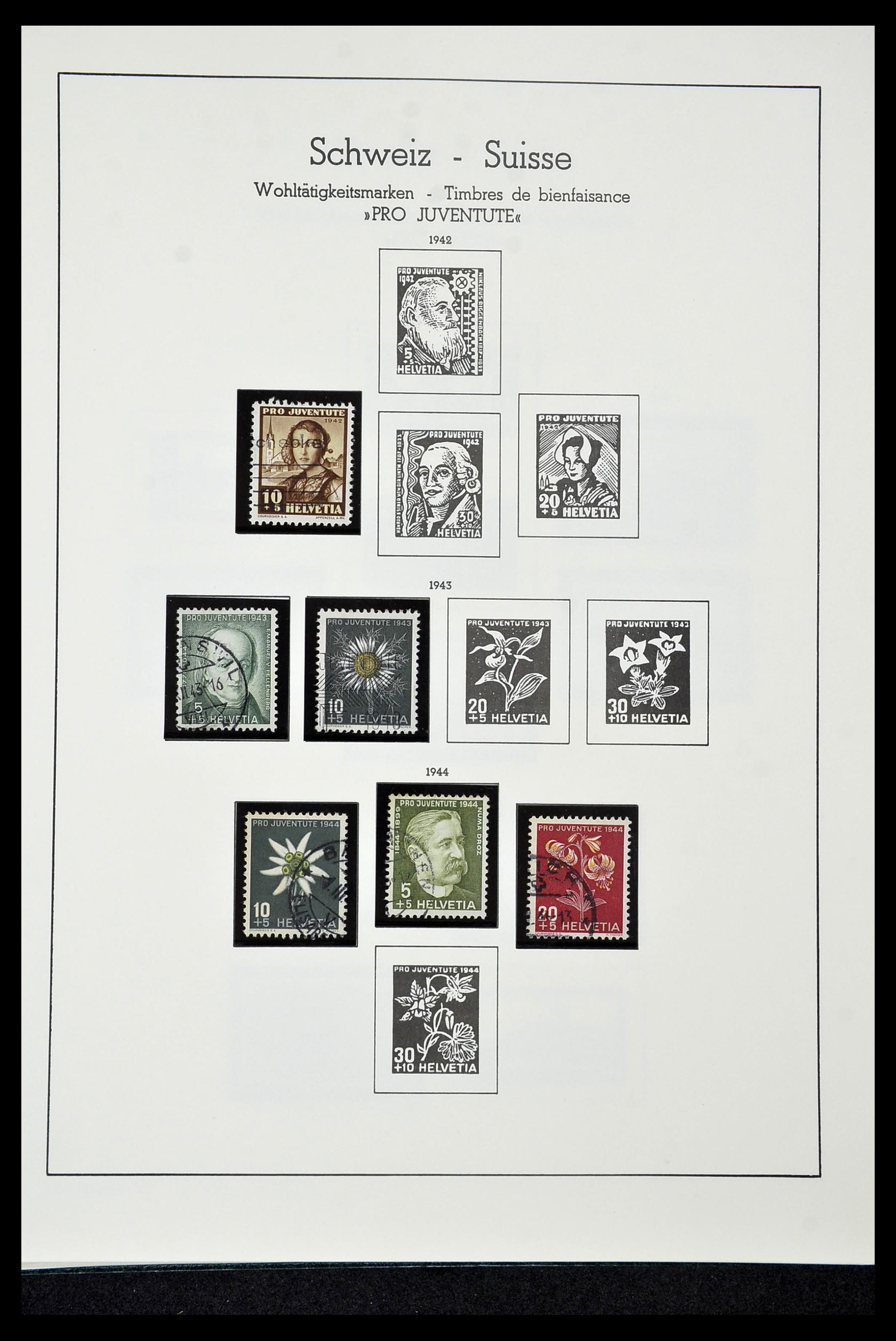 35022 050 - Stamp Collection 35022 Switzerland 1850-1989.