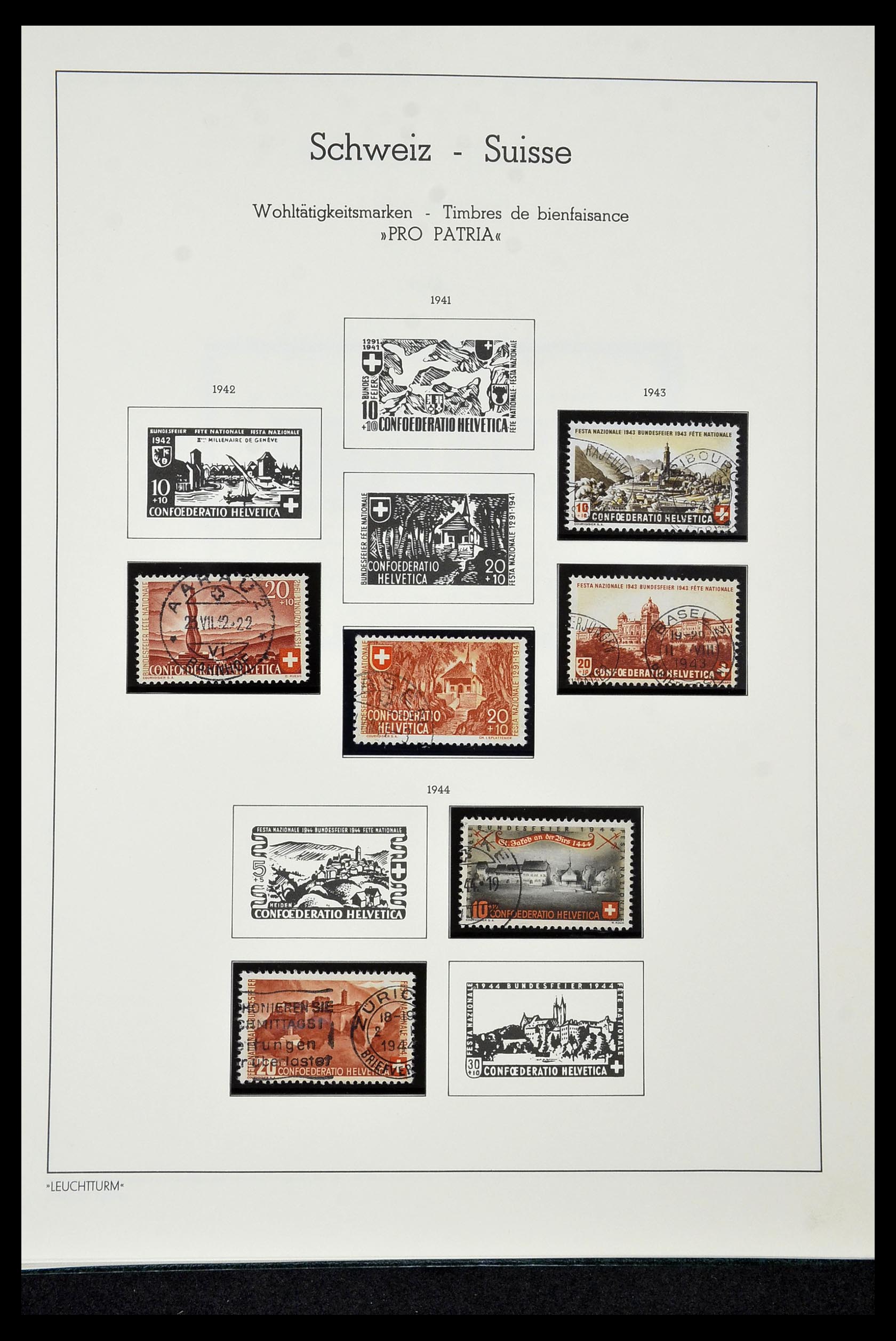 35022 051 - Stamp Collection 35022 Switzerland 1850-1989.