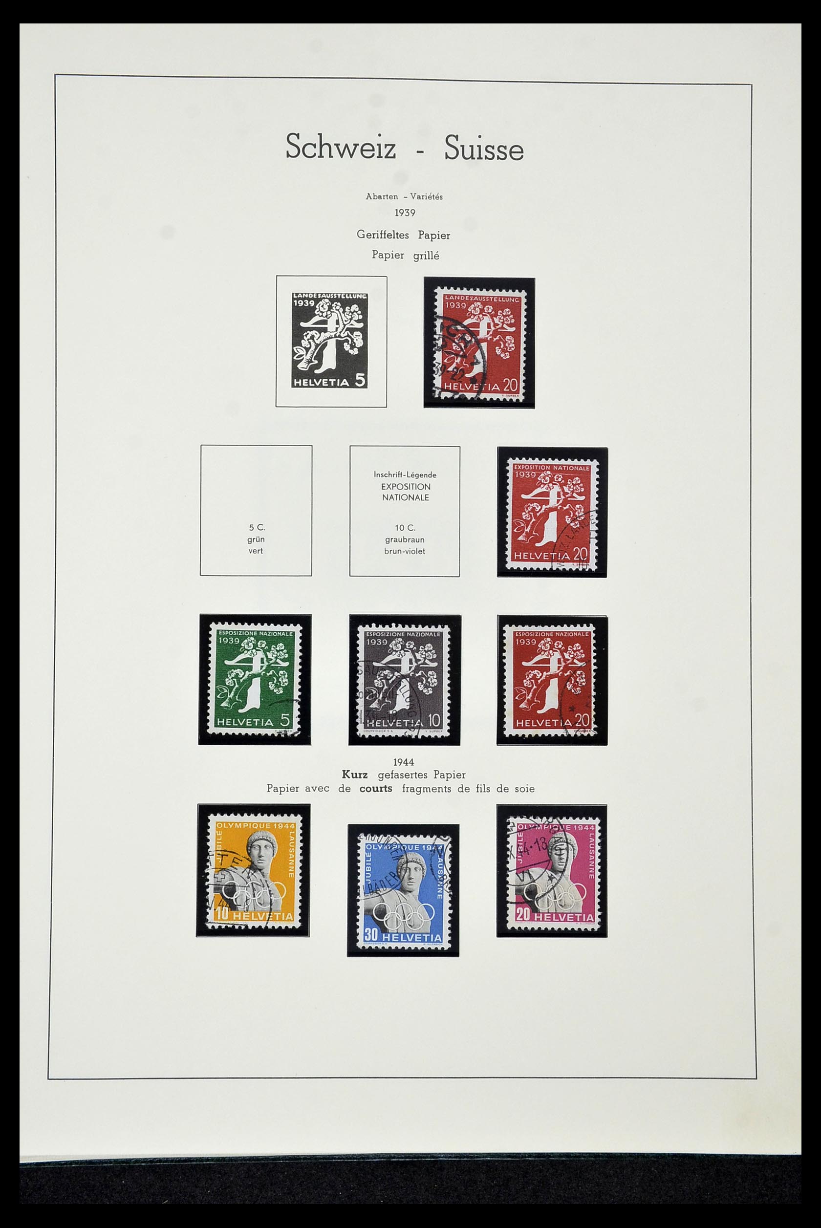 35022 055 - Stamp Collection 35022 Switzerland 1850-1989.