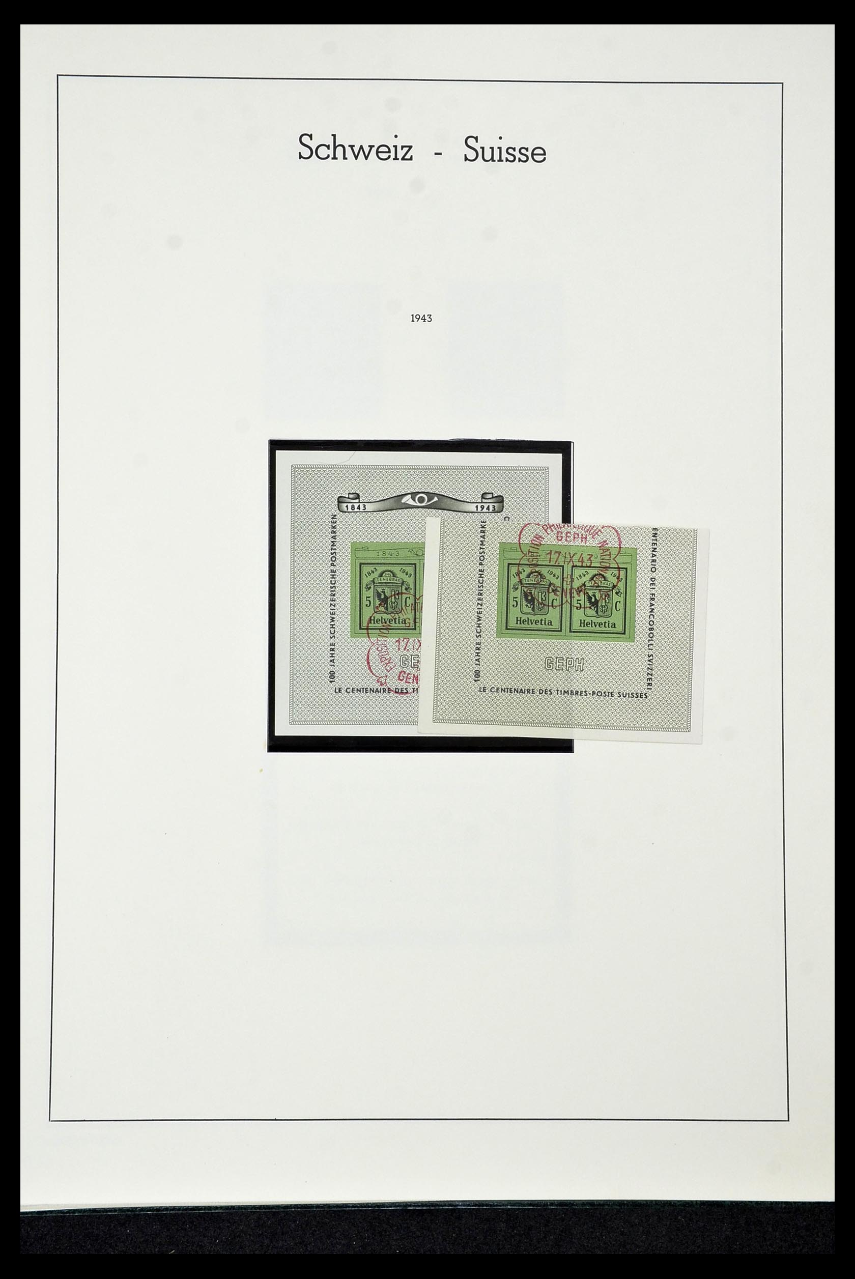 35022 058 - Stamp Collection 35022 Switzerland 1850-1989.