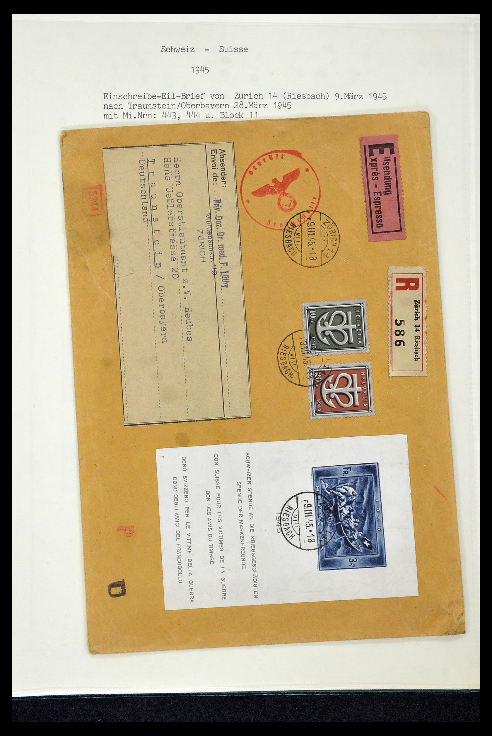 35022 060 - Stamp Collection 35022 Switzerland 1850-1989.