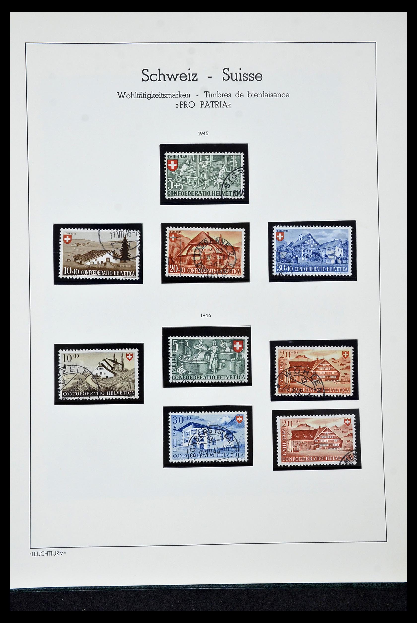 35022 061 - Stamp Collection 35022 Switzerland 1850-1989.
