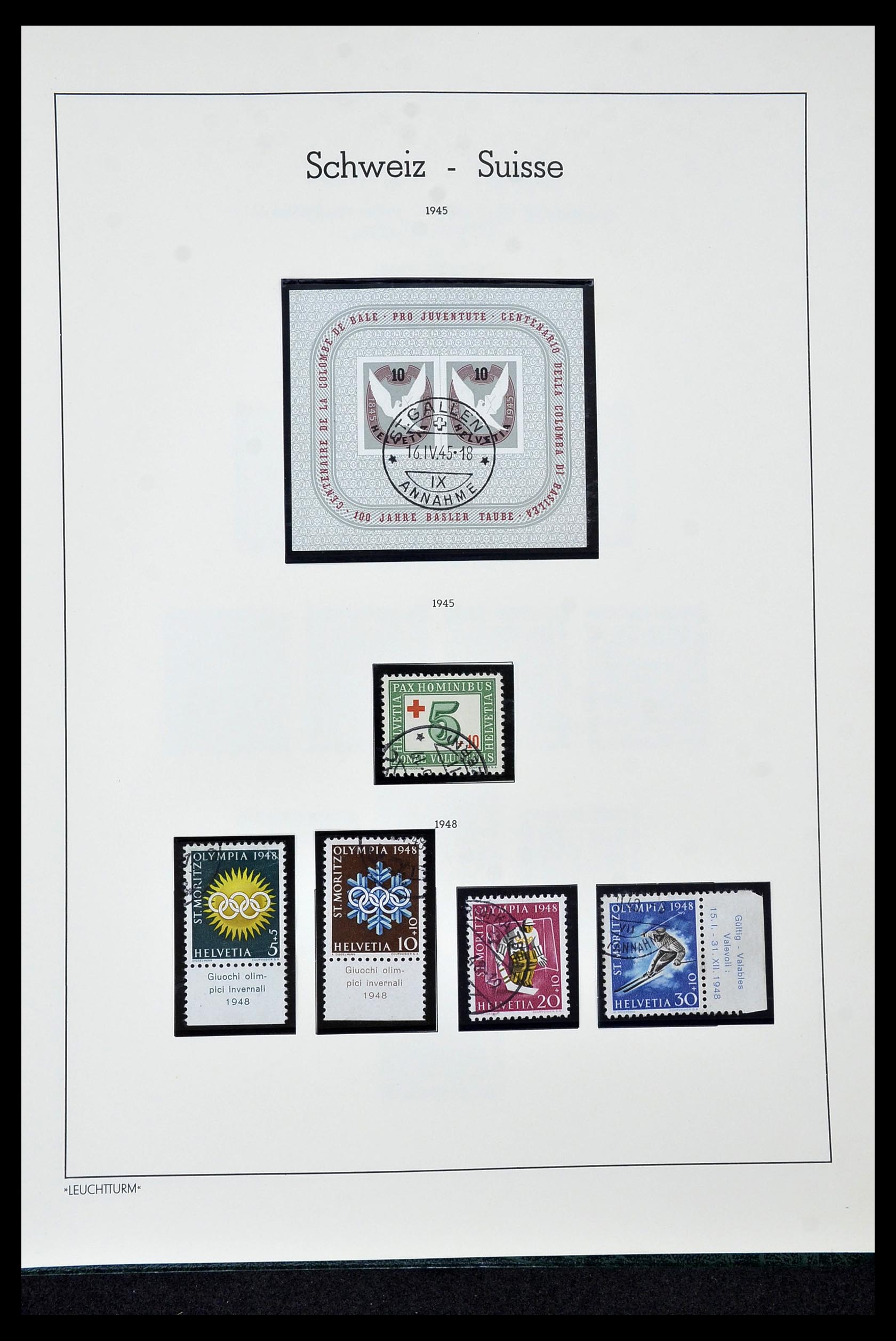 35022 062 - Stamp Collection 35022 Switzerland 1850-1989.