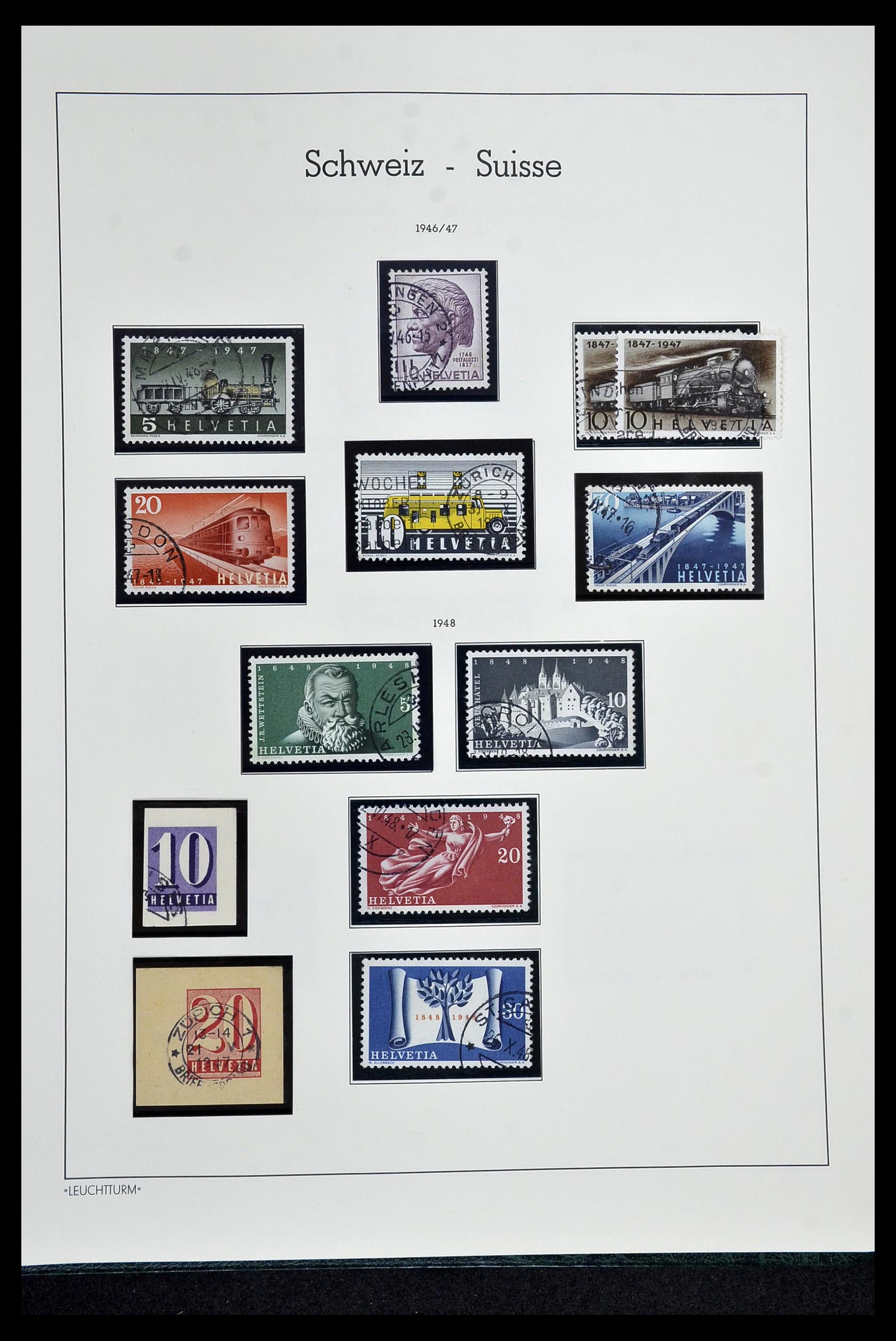 35022 064 - Stamp Collection 35022 Switzerland 1850-1989.