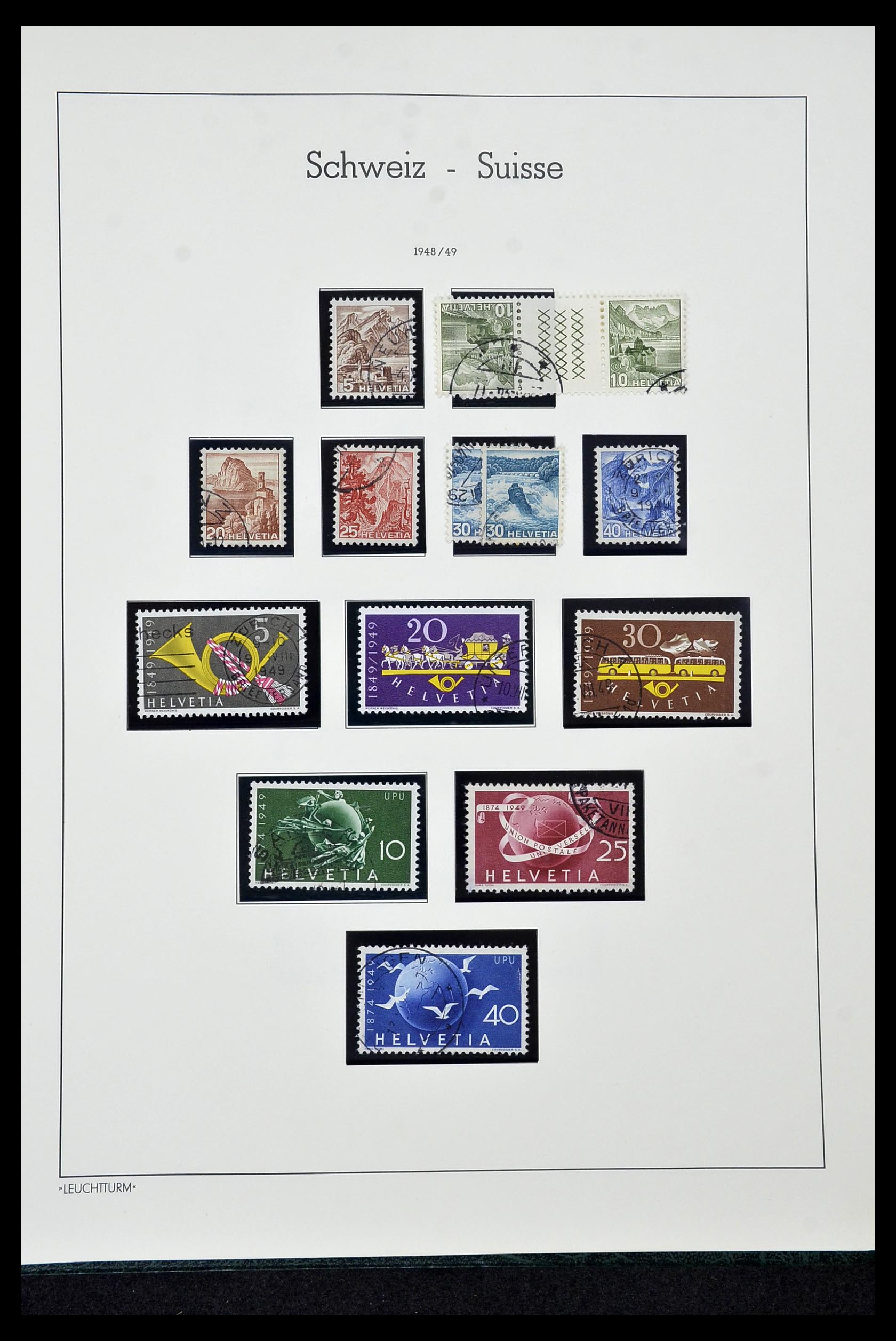35022 067 - Stamp Collection 35022 Switzerland 1850-1989.