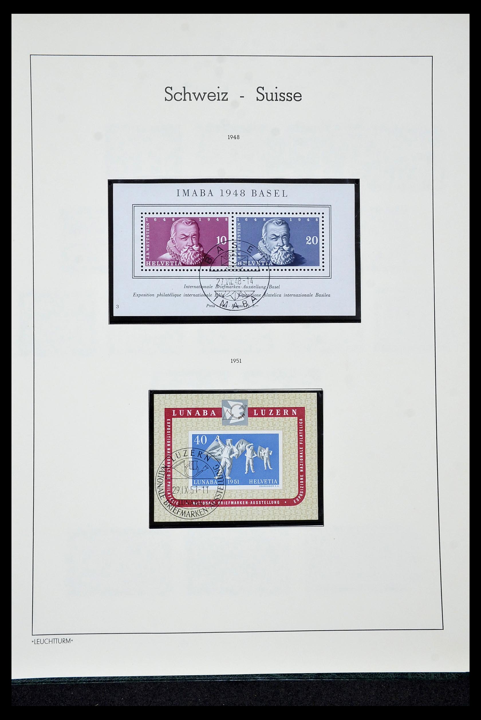 35022 068 - Stamp Collection 35022 Switzerland 1850-1989.
