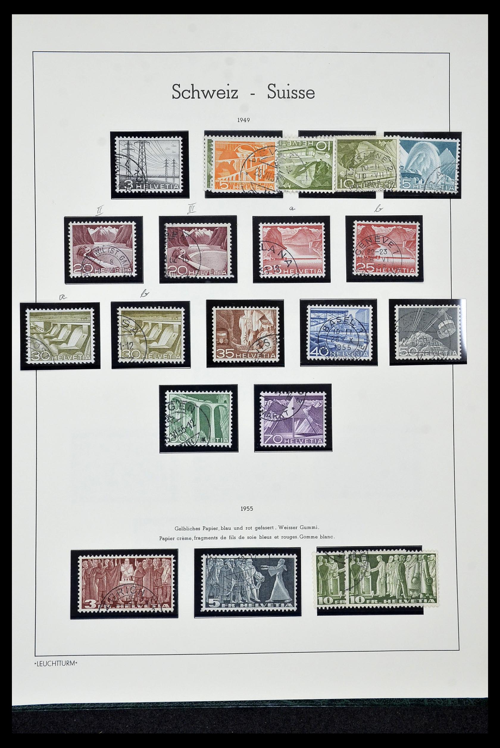 35022 069 - Stamp Collection 35022 Switzerland 1850-1989.