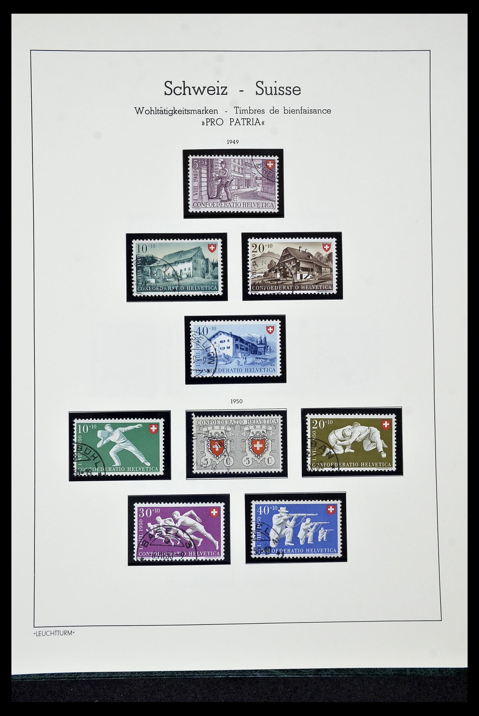 35022 070 - Stamp Collection 35022 Switzerland 1850-1989.