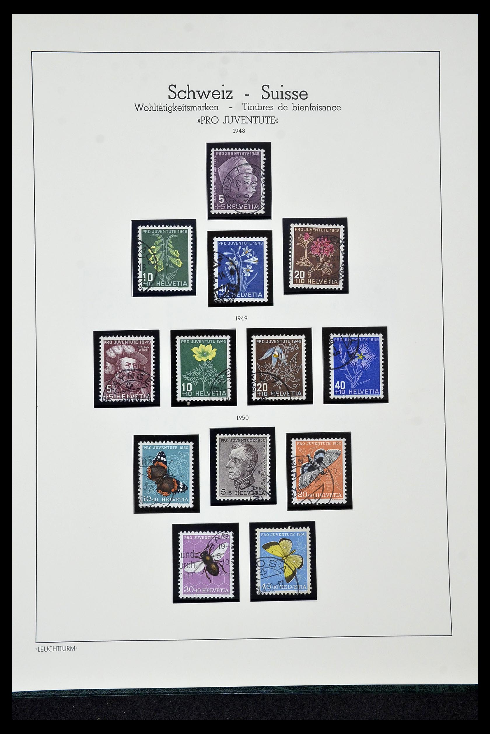 35022 071 - Stamp Collection 35022 Switzerland 1850-1989.