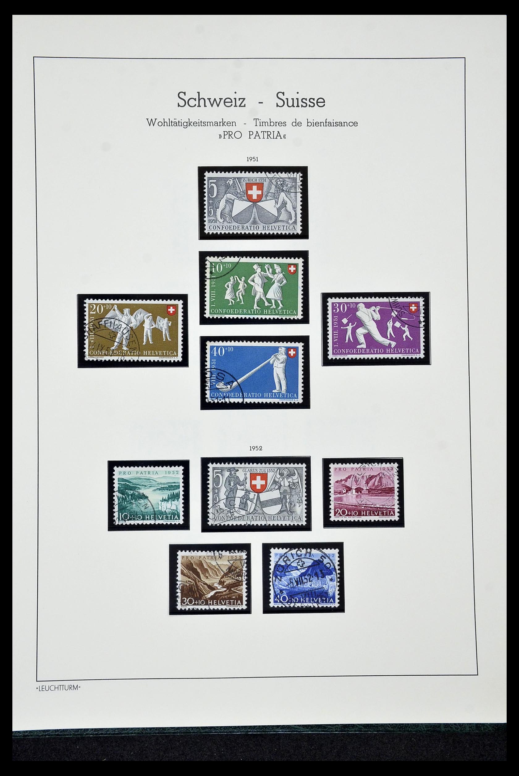 35022 073 - Stamp Collection 35022 Switzerland 1850-1989.