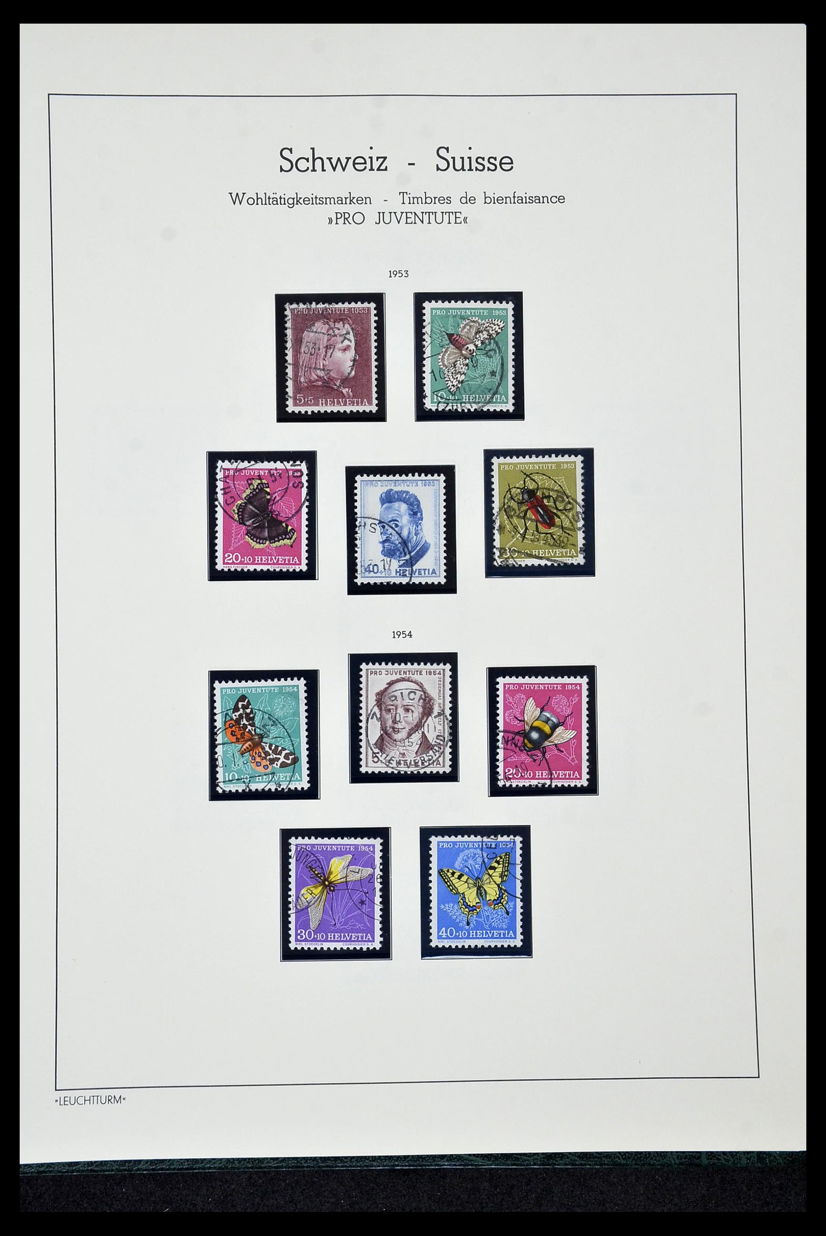 35022 074 - Stamp Collection 35022 Switzerland 1850-1989.