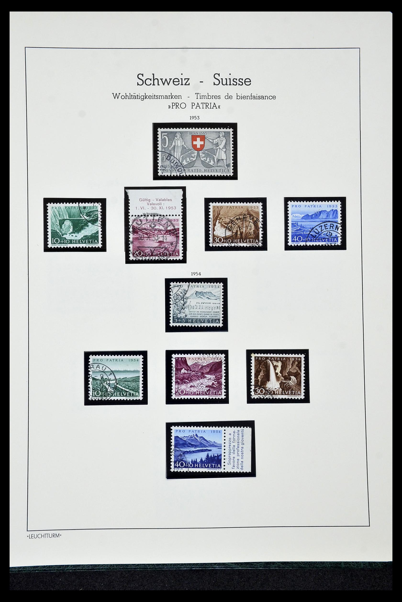 35022 075 - Stamp Collection 35022 Switzerland 1850-1989.