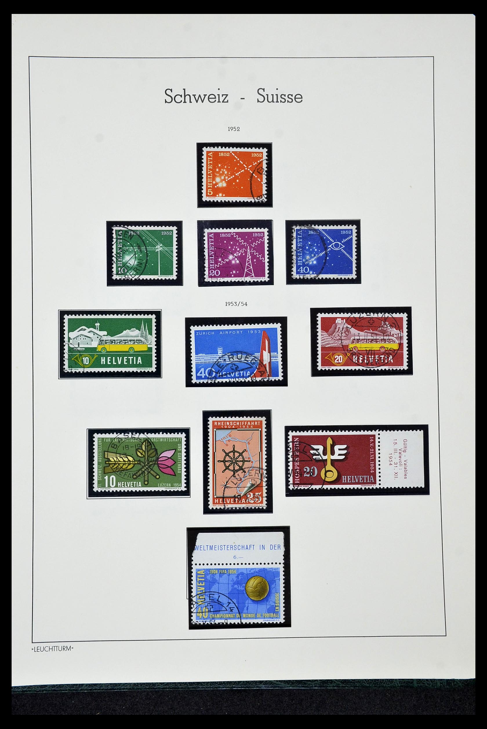 35022 076 - Stamp Collection 35022 Switzerland 1850-1989.