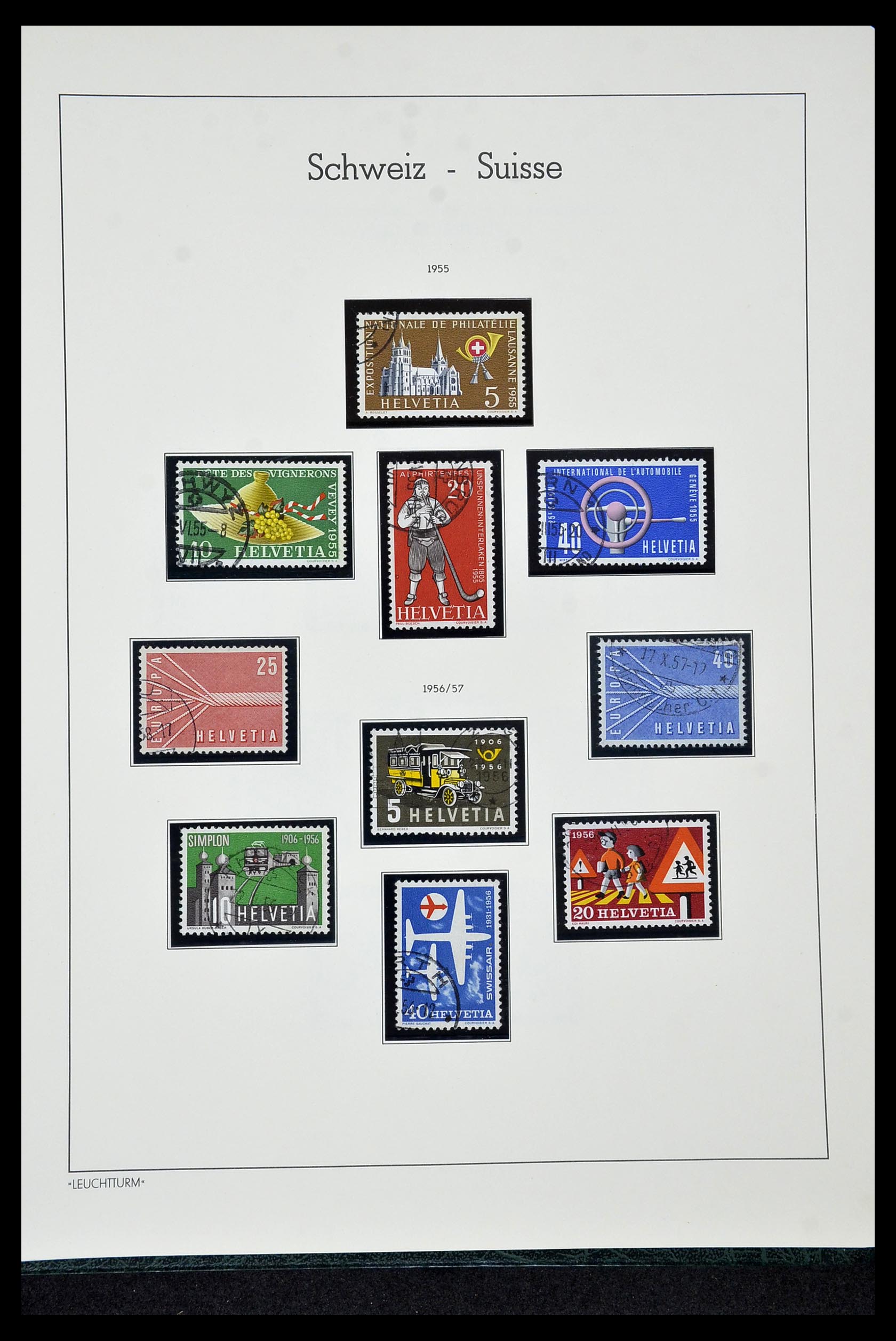 35022 077 - Stamp Collection 35022 Switzerland 1850-1989.