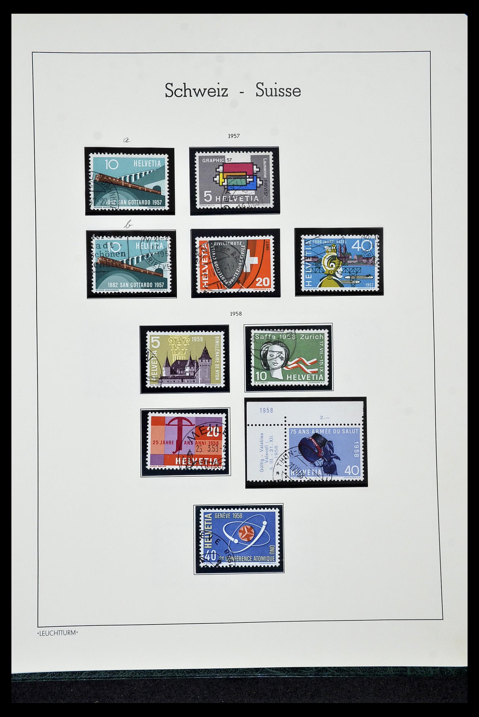 35022 080 - Stamp Collection 35022 Switzerland 1850-1989.