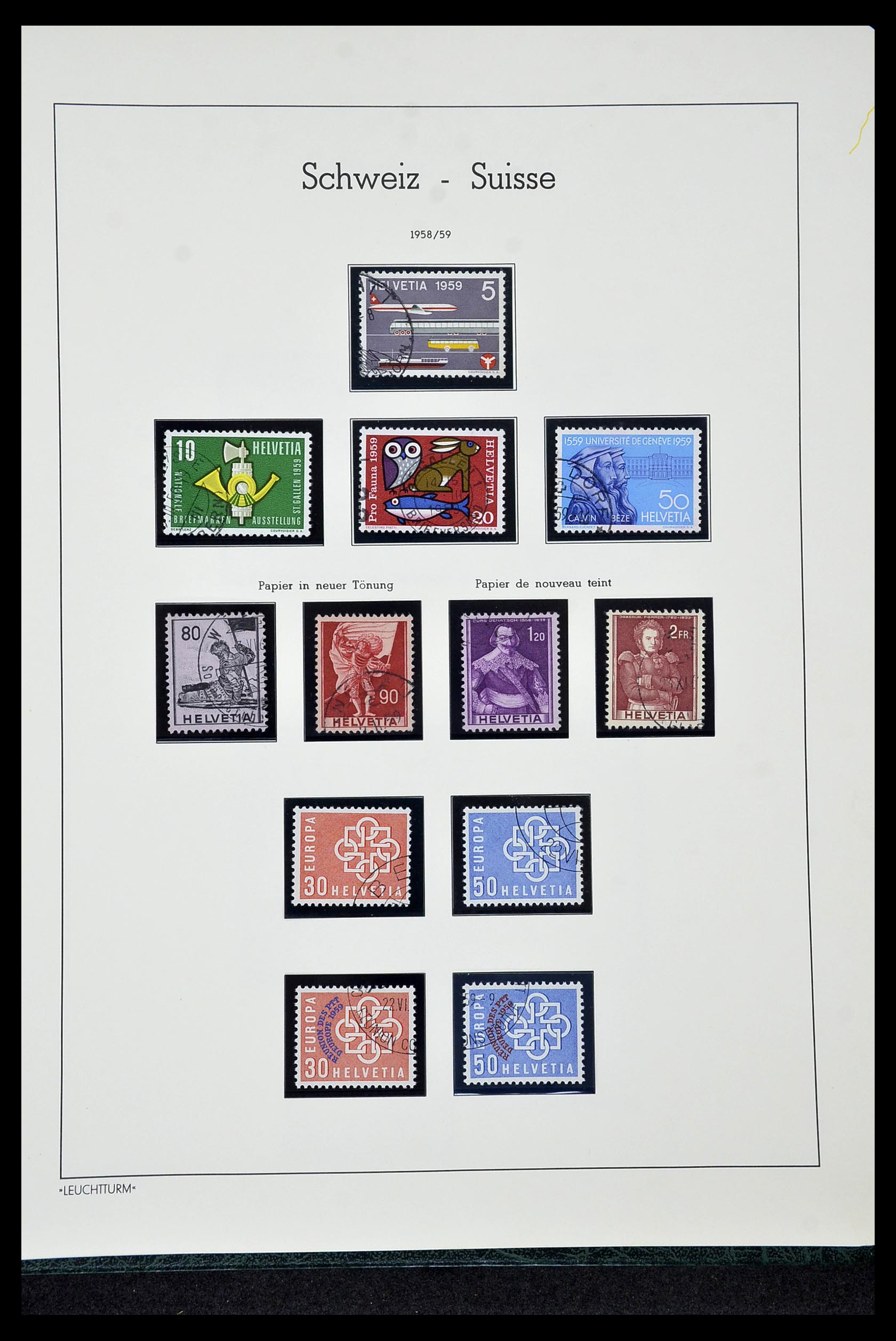 35022 081 - Stamp Collection 35022 Switzerland 1850-1989.