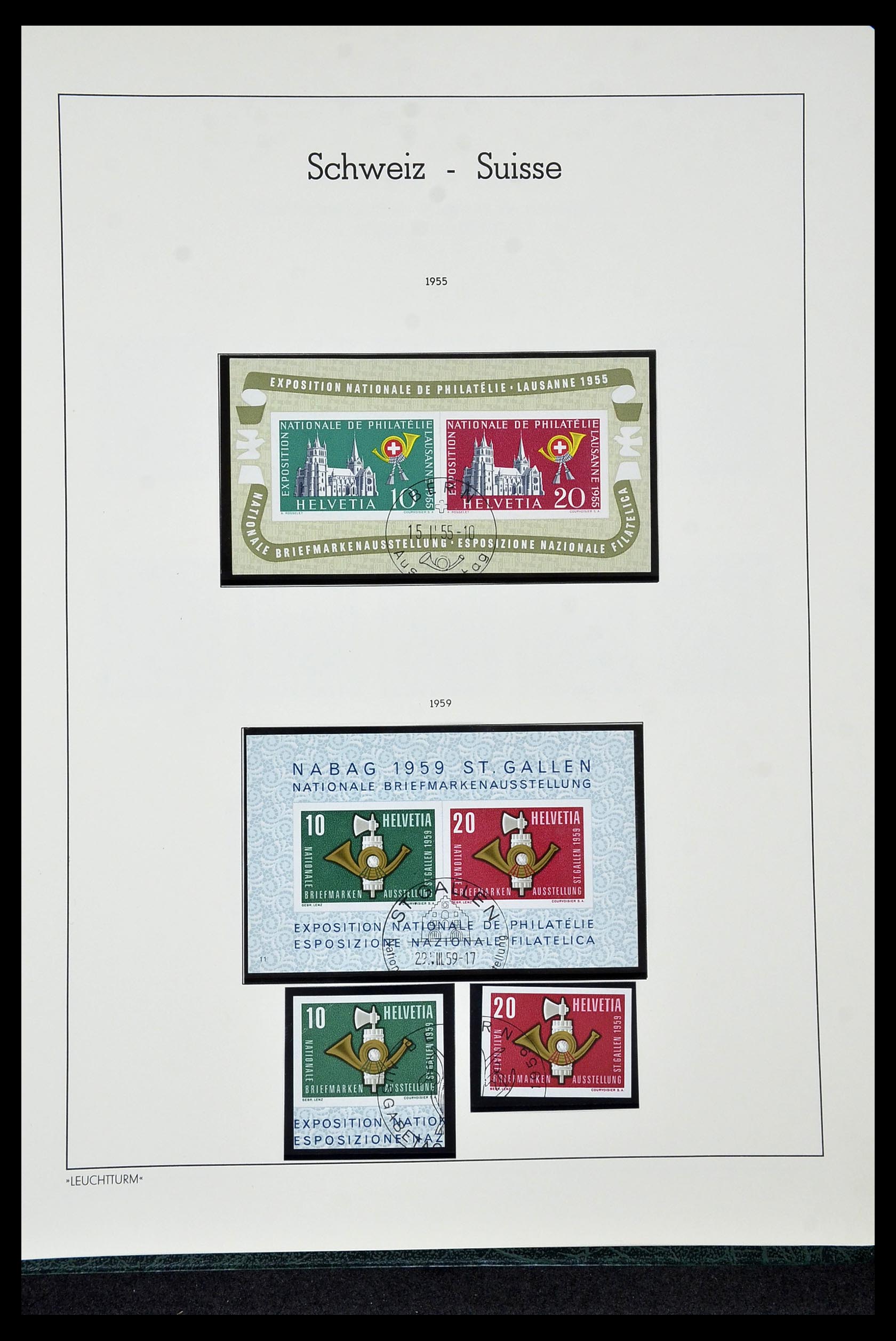 35022 082 - Stamp Collection 35022 Switzerland 1850-1989.