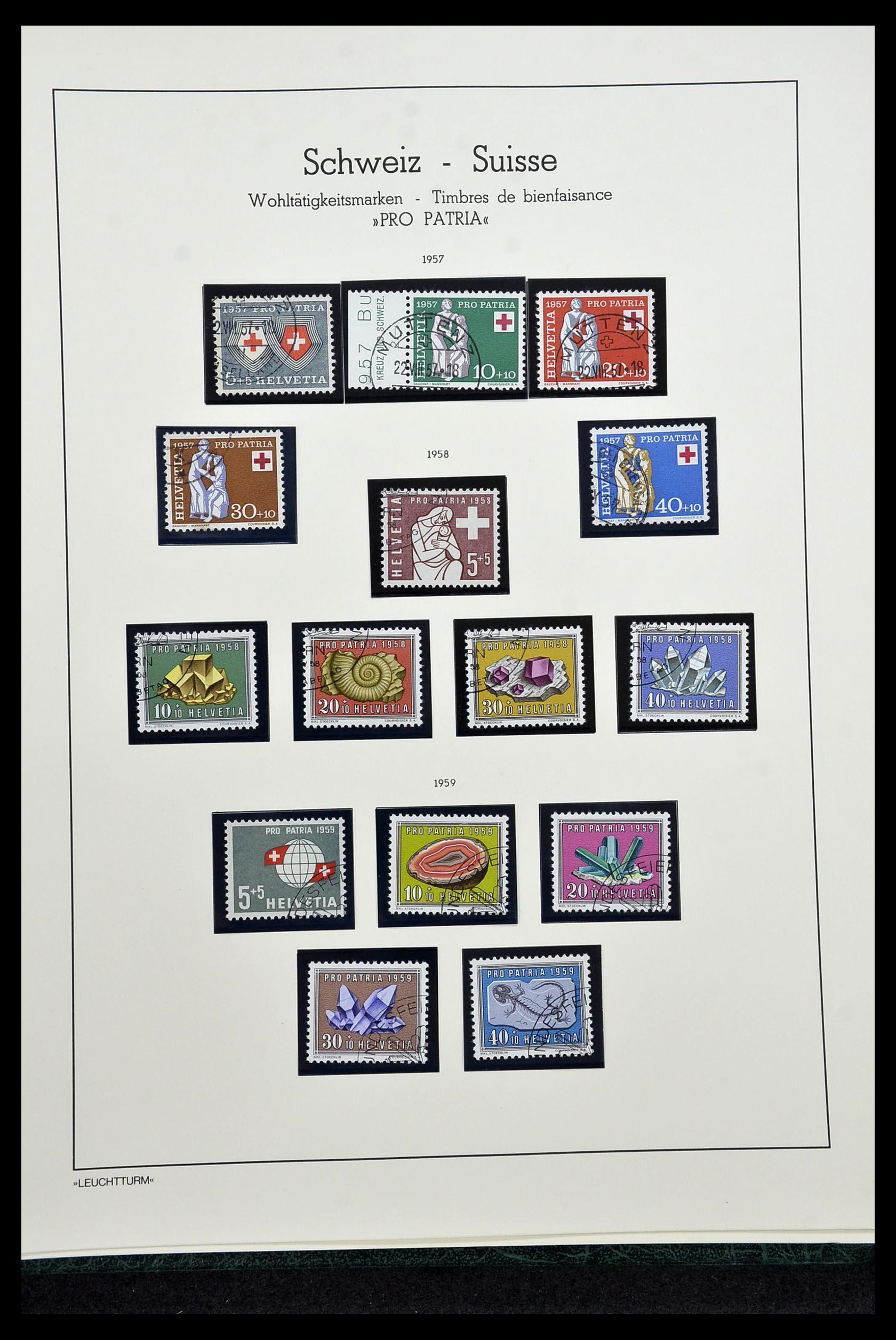 35022 084 - Stamp Collection 35022 Switzerland 1850-1989.