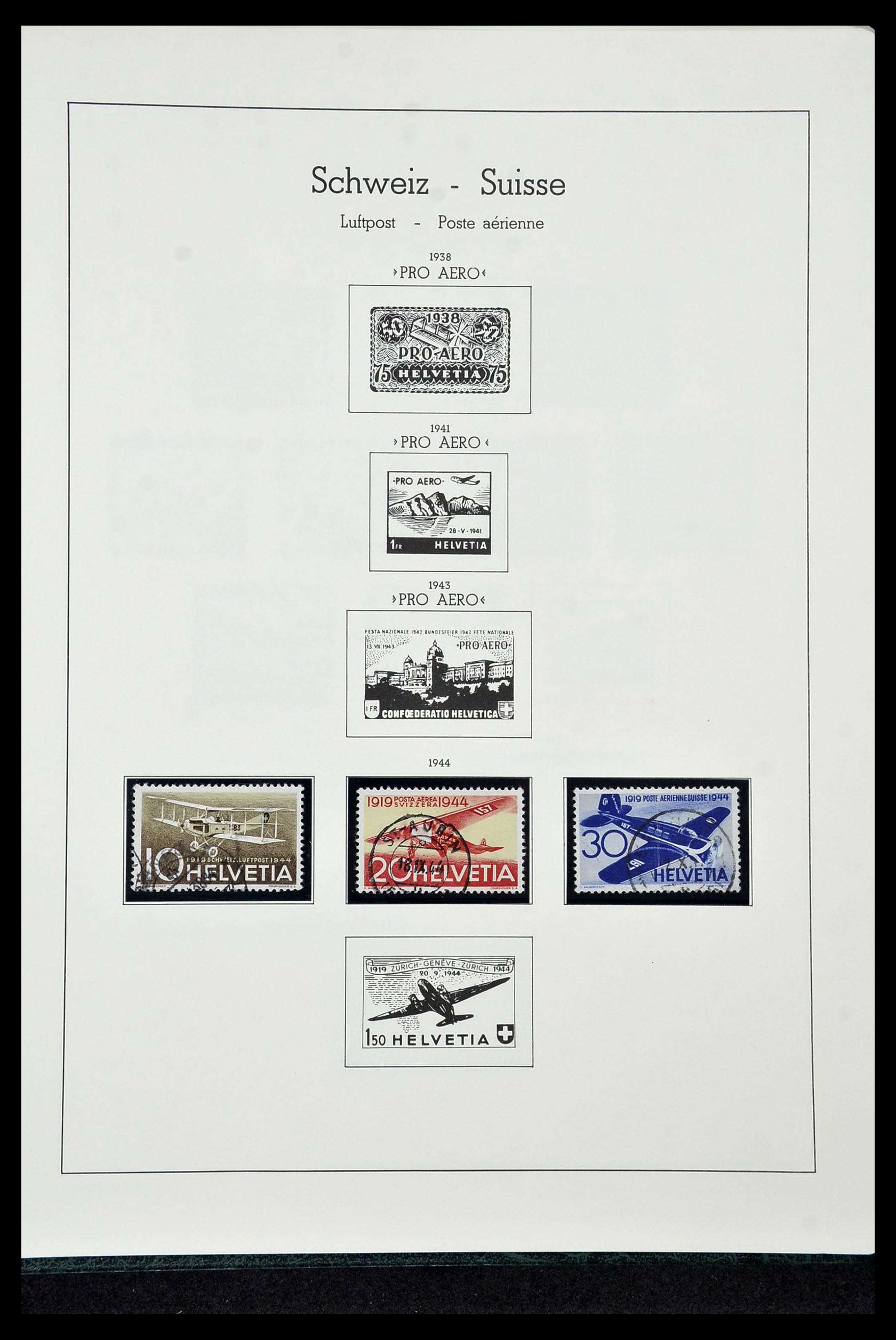 35022 088 - Stamp Collection 35022 Switzerland 1850-1989.