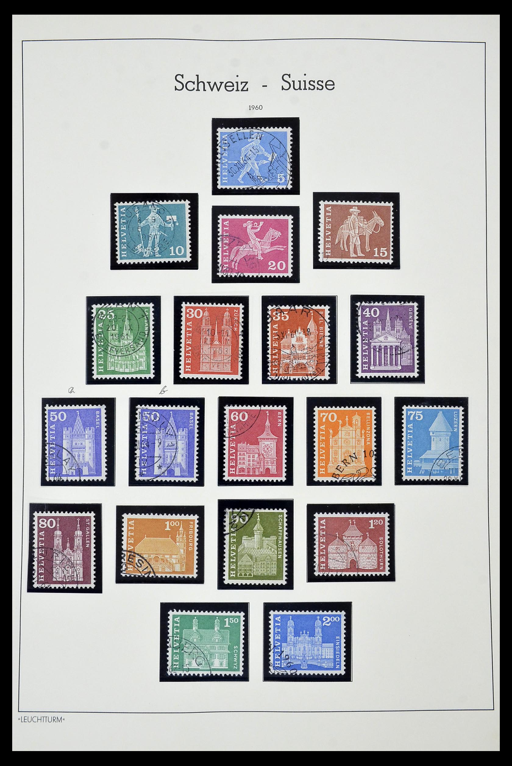 35022 090 - Stamp Collection 35022 Switzerland 1850-1989.